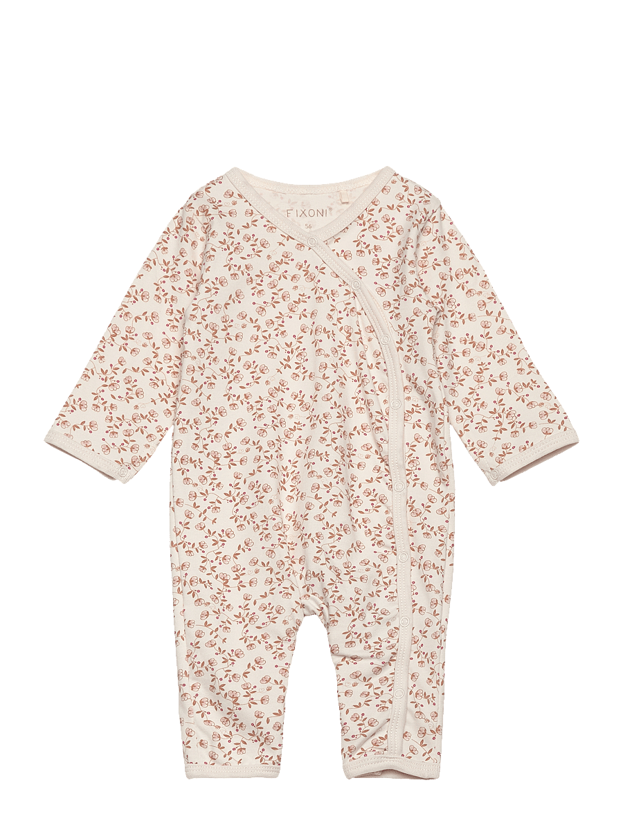Fixoni - Jumpsuit AOP - langärmelig - pale mauve - 0