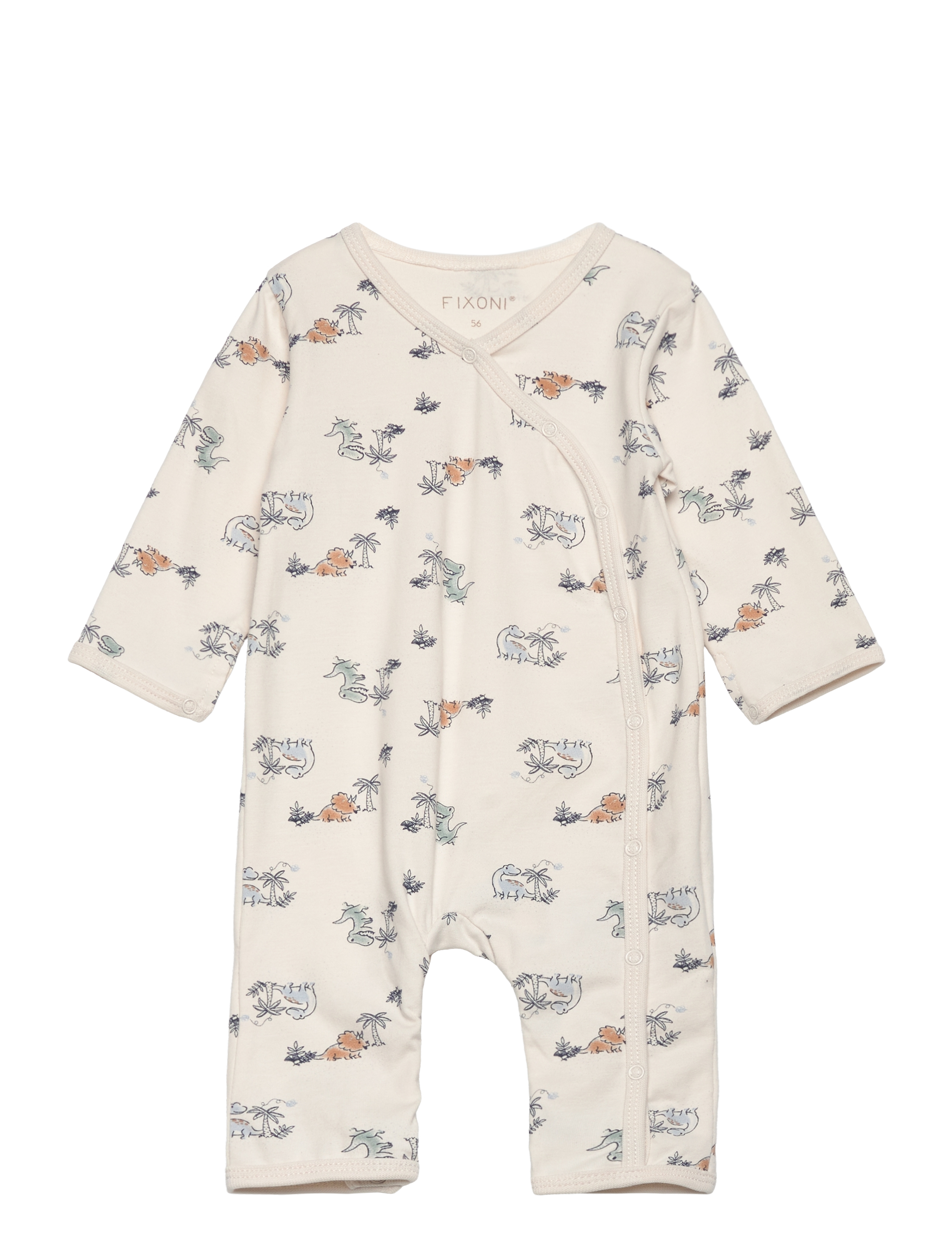 Fixoni - Jumpsuit AOP - ilgomis rankovėmis - zen blue - 0