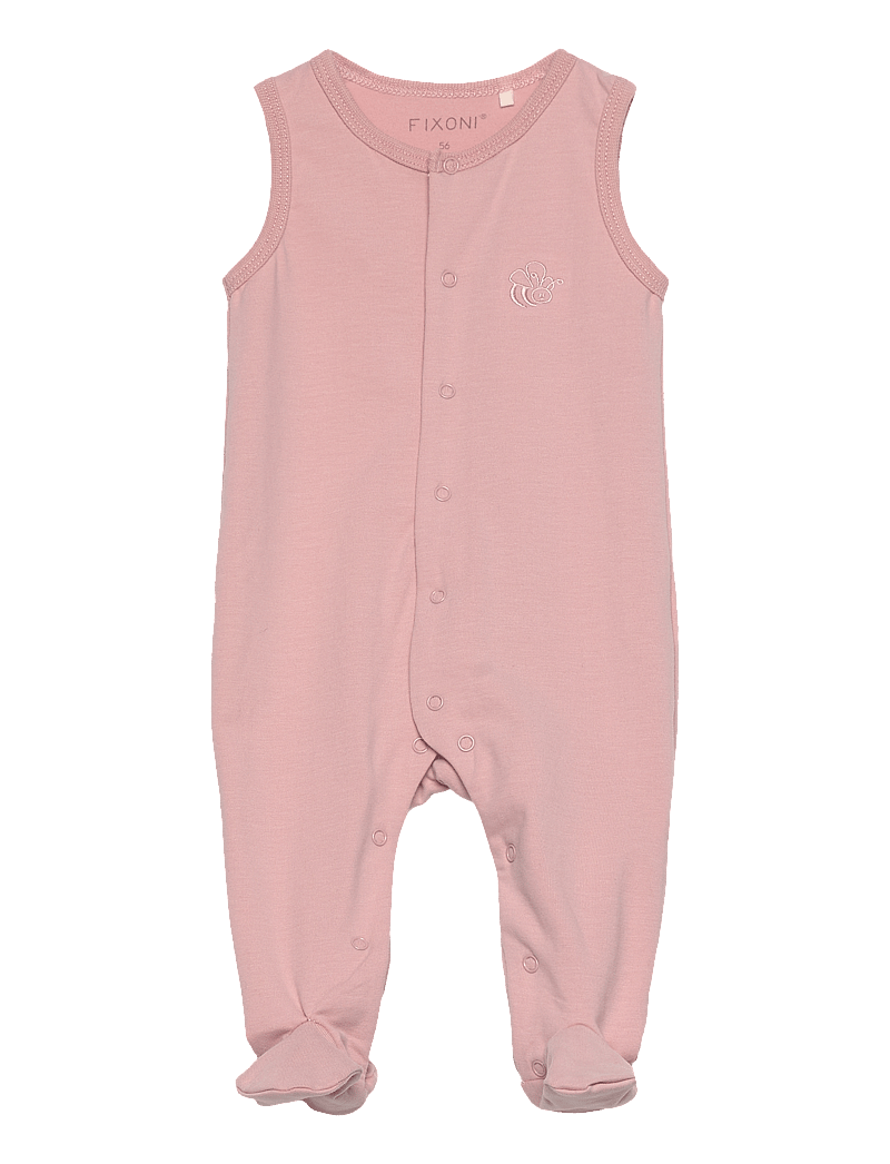 Fixoni - Romper w.feet - SOLID - Ärmlösa bodies - pale mauve - 0