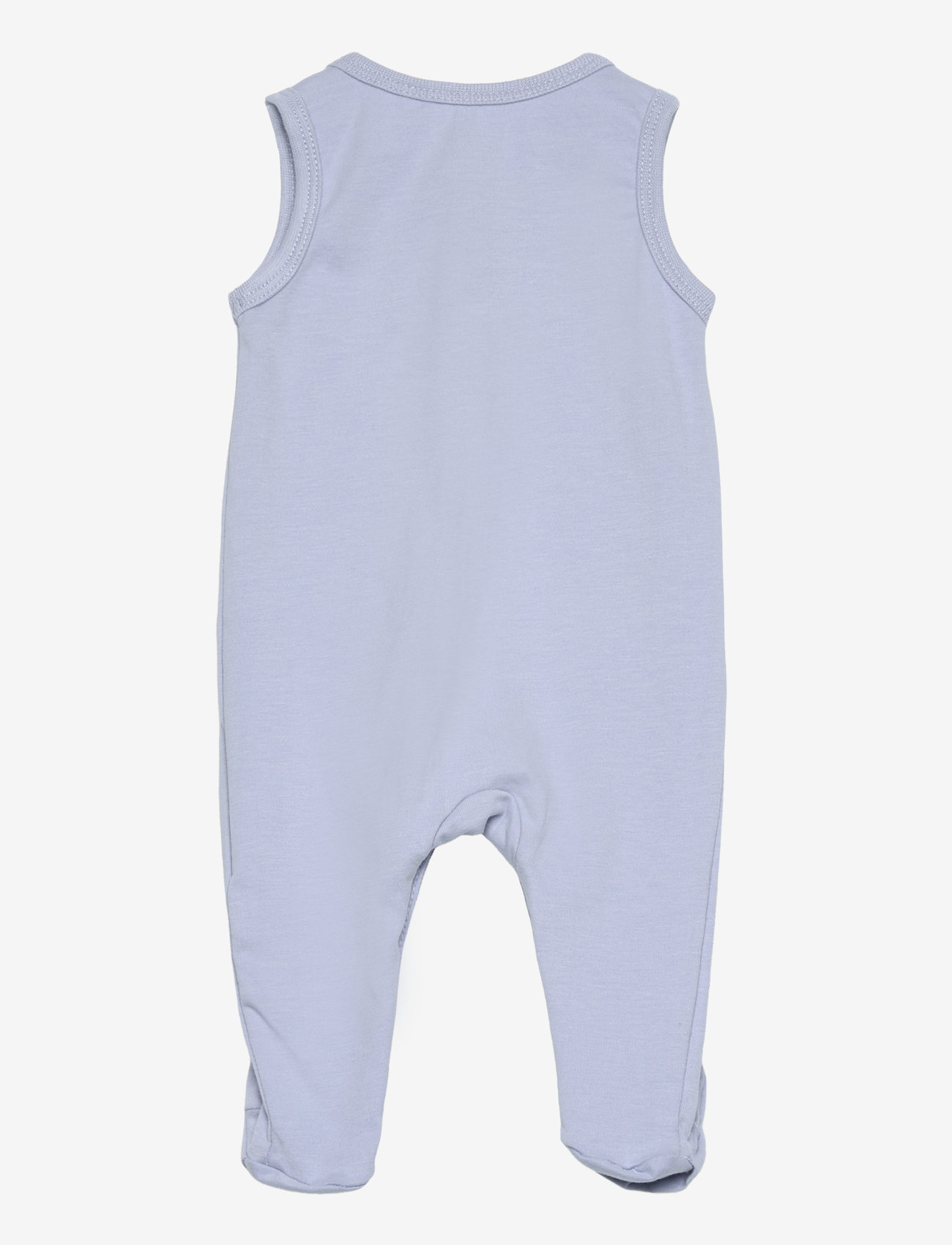 Fixoni - Romper w.feet - SOLID - laveste priser - zen blue - 1