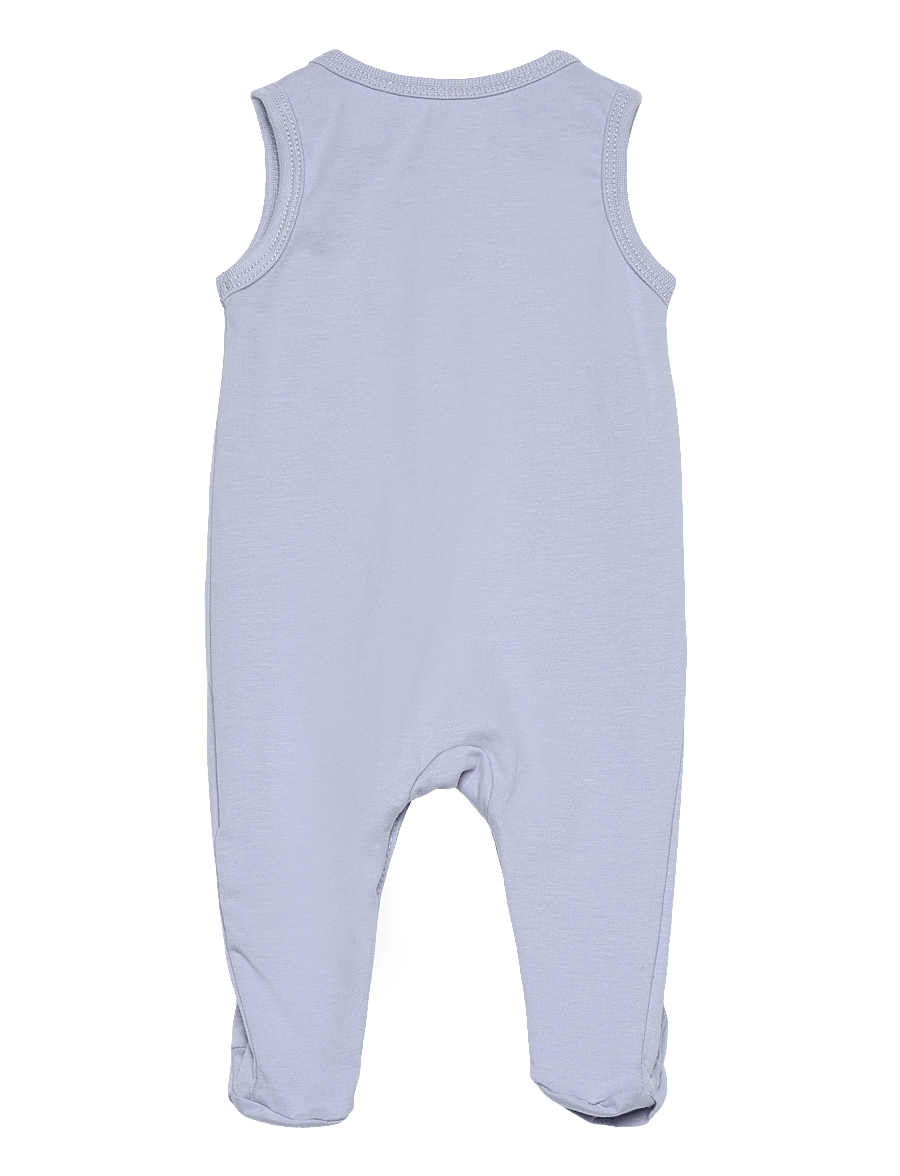 Fixoni - Romper w.feet - SOLID - sleeveless bodies - zen blue - 1