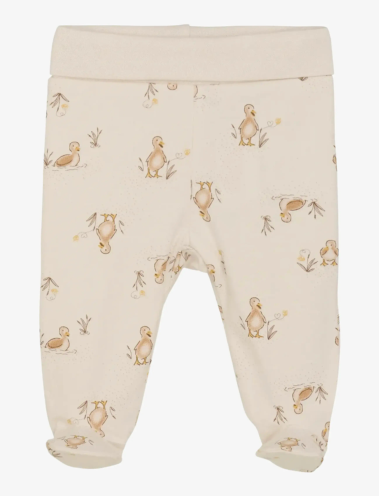 Fixoni - Pants w. feet - AOP - leggings - doe - 0