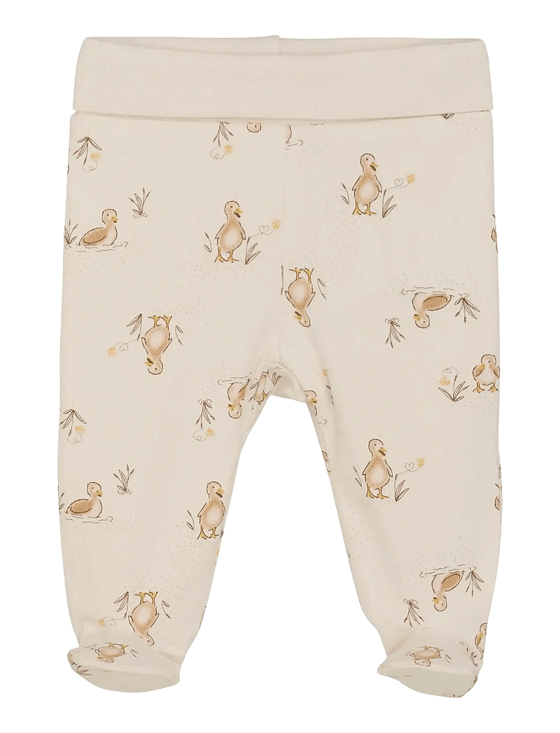 Fixoni - Pants w. feet - AOP - leggings - doe - 0