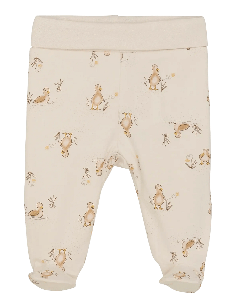 Fixoni - Pants w. feet - AOP - leginsy - doe - 0