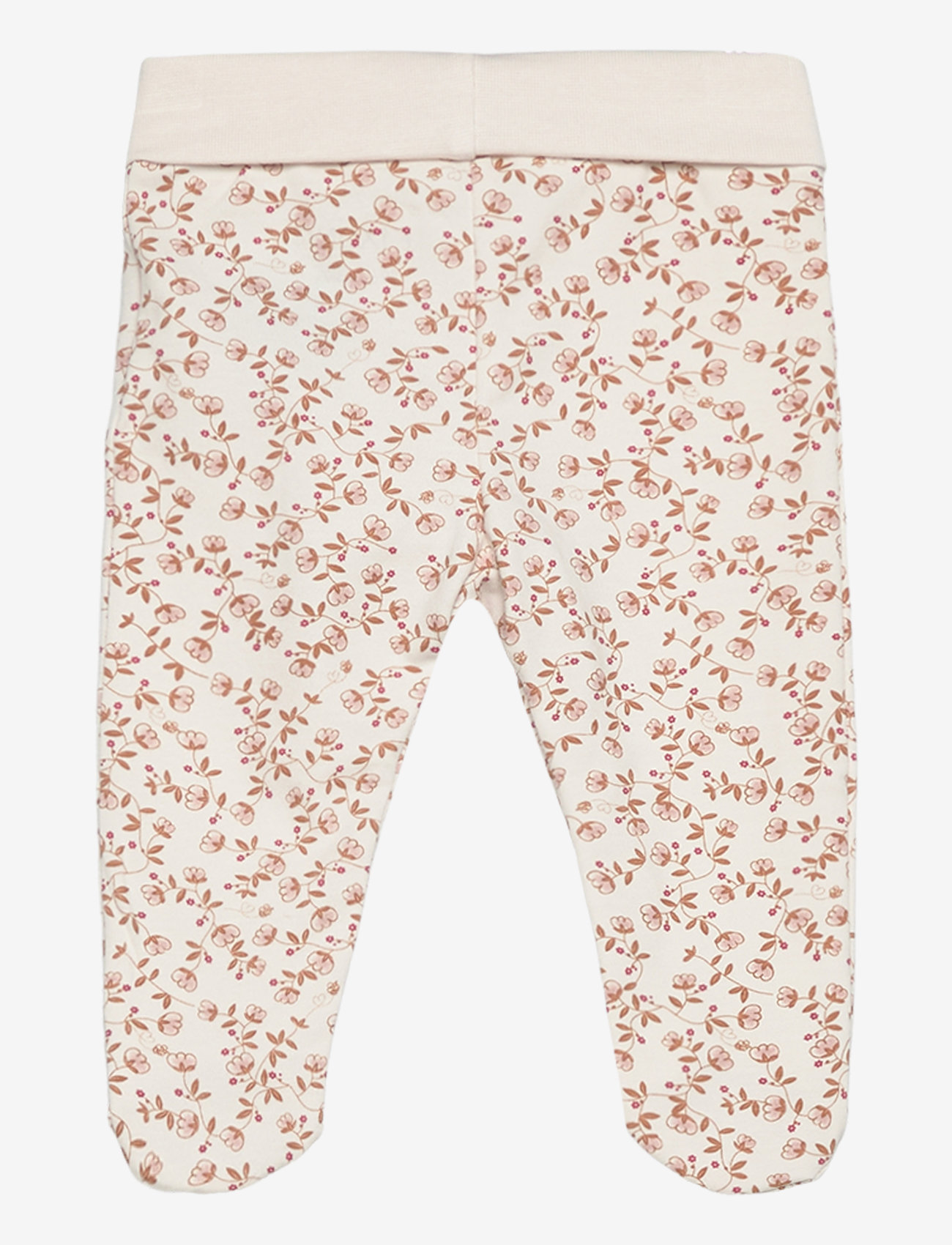 Fixoni - Pants w. feet - AOP - leggings - pale mauve - 1