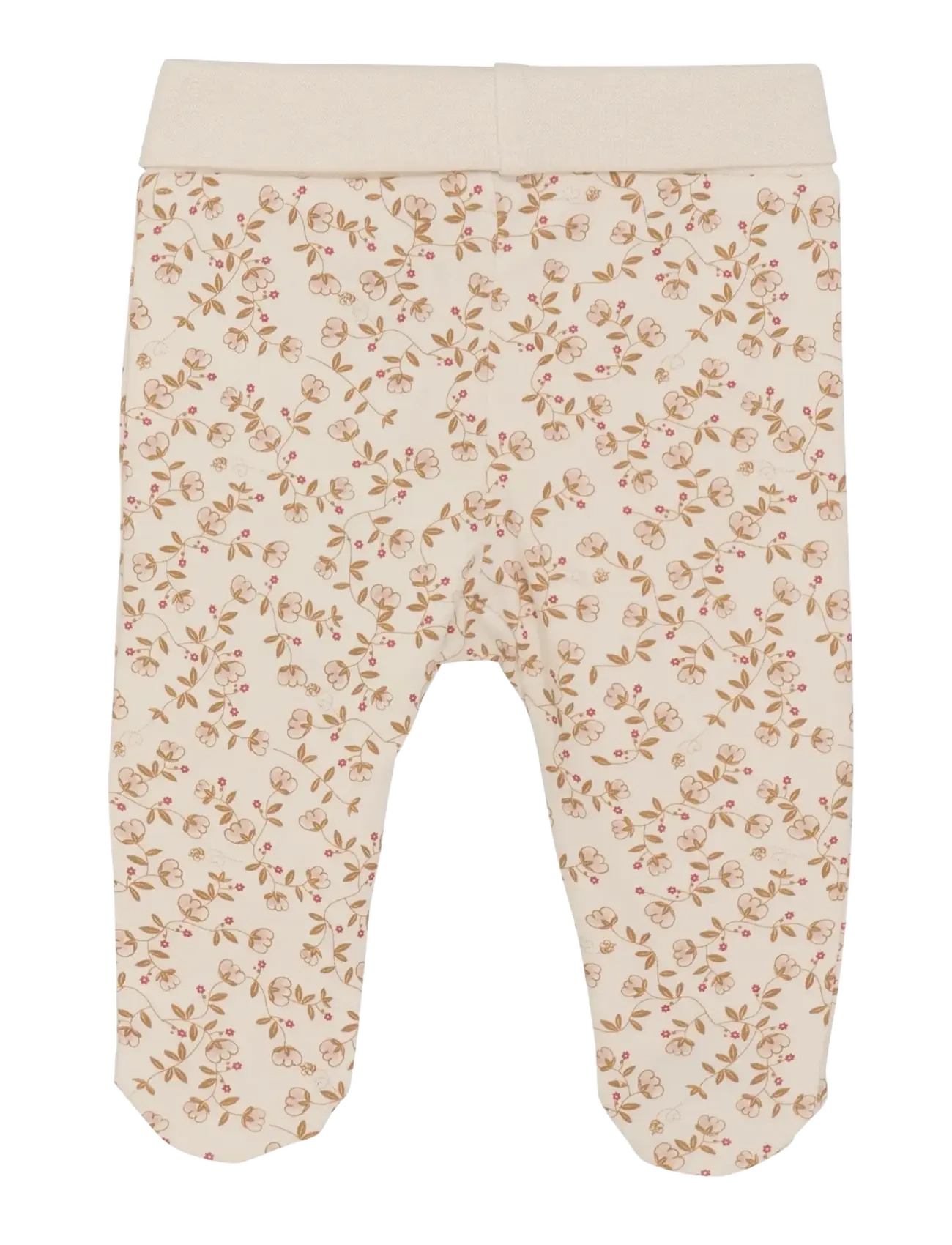 Fixoni - Pants w. feet - AOP - leggings - pale mauve - 1