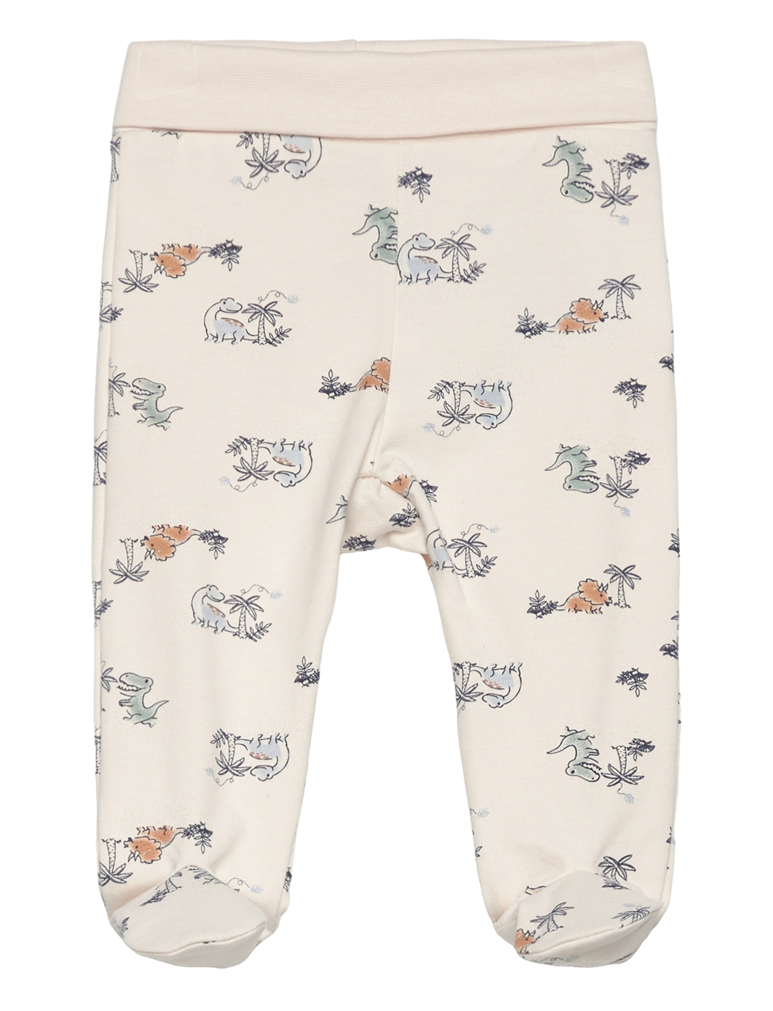 FIXONI Hosen W. Feet - Aop Beige - 50 - Kinder