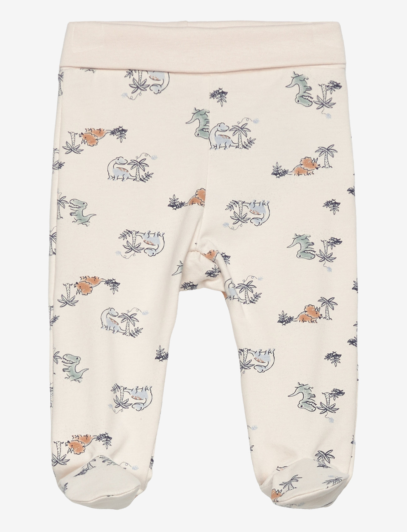 Fixoni - Pants w. feet - AOP - leggings - zen blue - 0