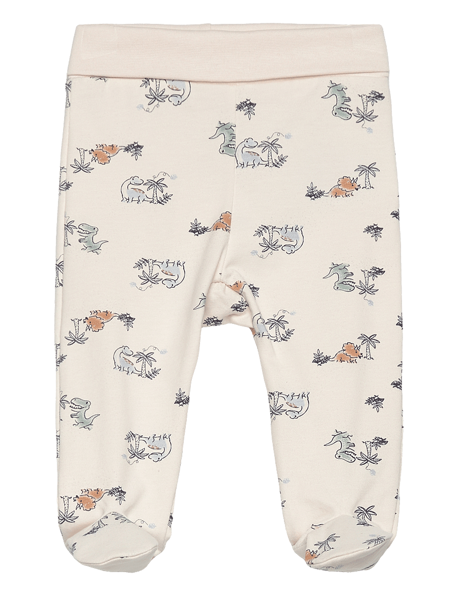 Fixoni - Pants w. feet - AOP - leggings - zen blue - 0
