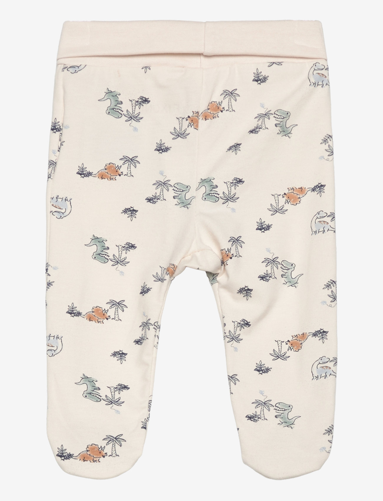 Fixoni - Pants w. feet - AOP - leggings - zen blue - 1