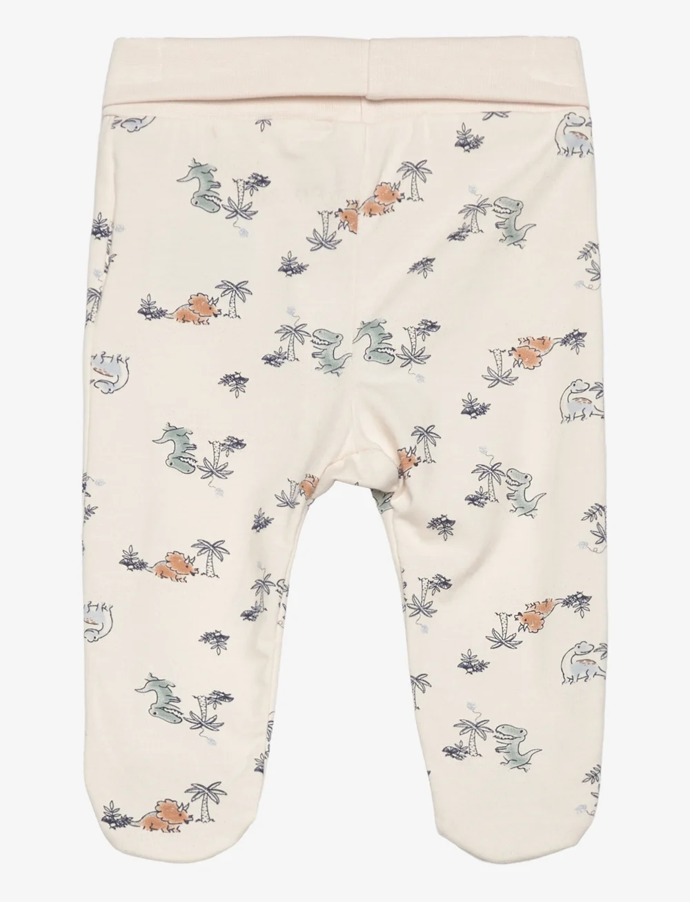 Fixoni - Pants w. feet - AOP - leggings - zen blue - 1