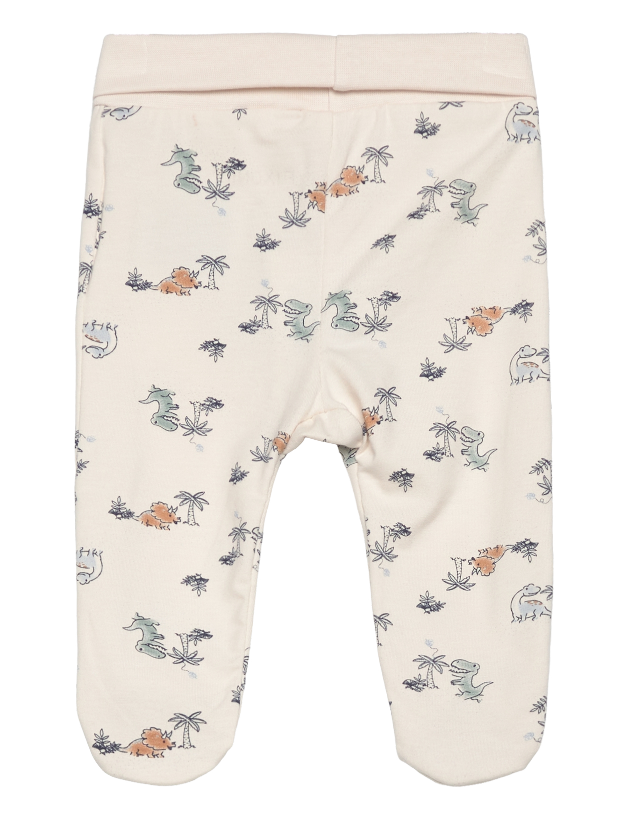 Fixoni - Pants w. feet - AOP - leggings - zen blue - 1