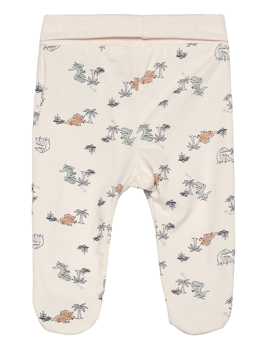 Fixoni - Pants w. feet - AOP - leggings - zen blue - 1