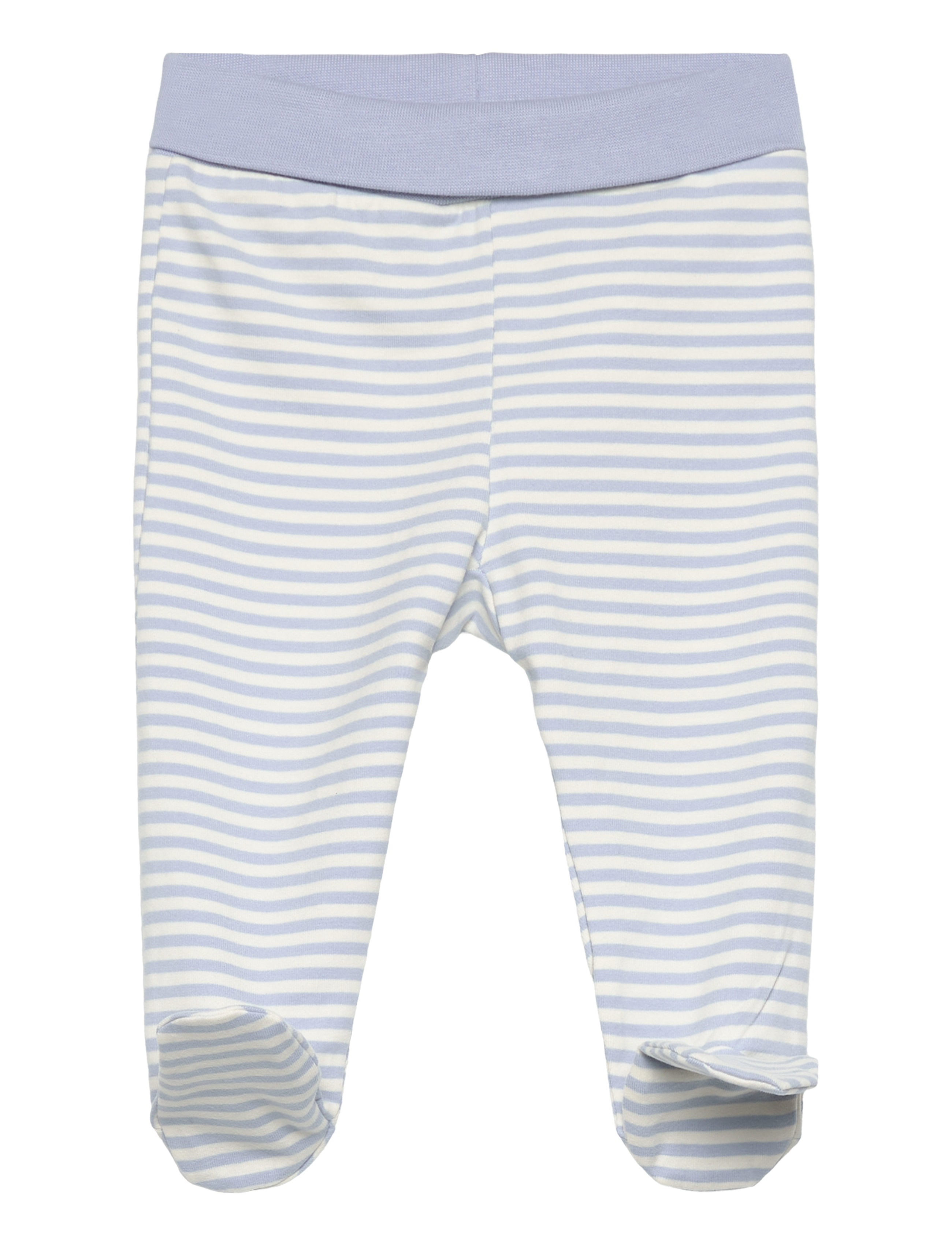 Fixoni Leggings w.feet - Y/D Stripe - Leggings - ZEN BLUE / multi