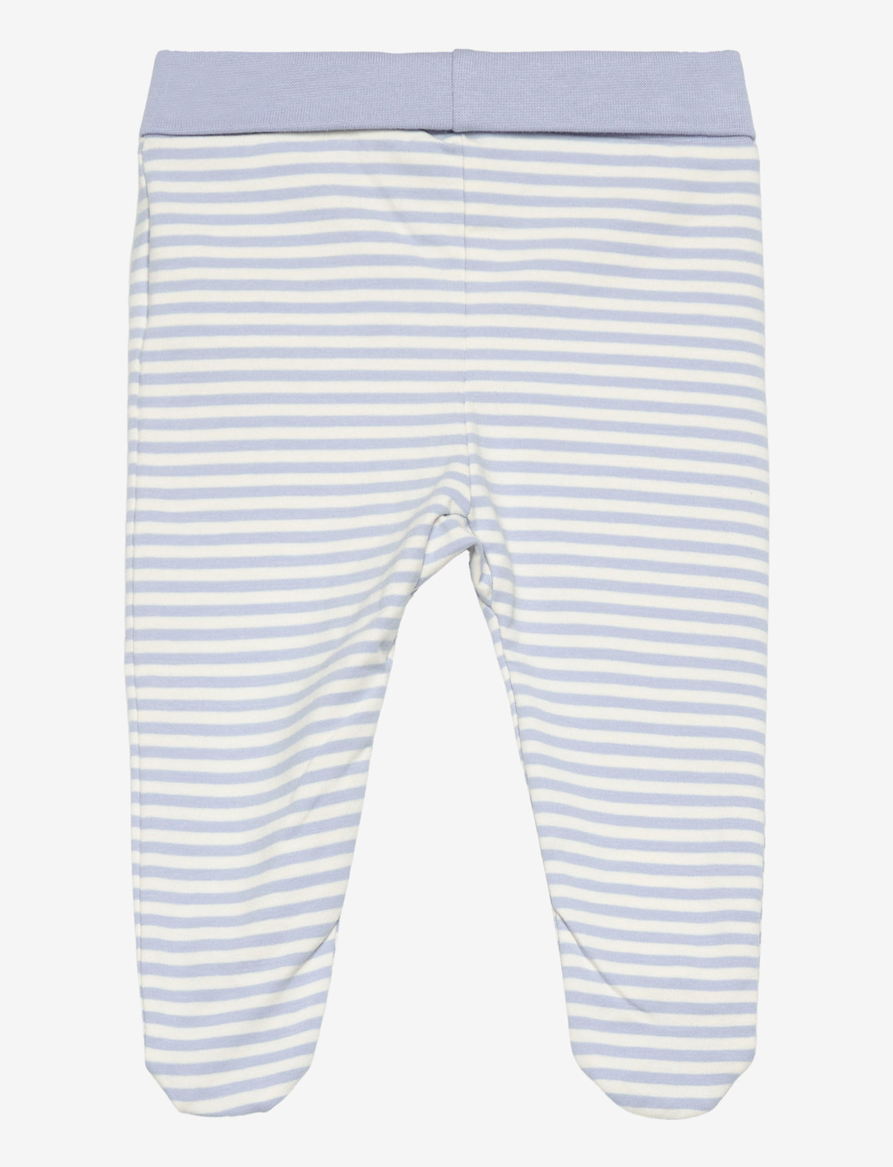 Fixoni - Leggings w.feet - Y/D Stripe - leggings - zen blue - 1