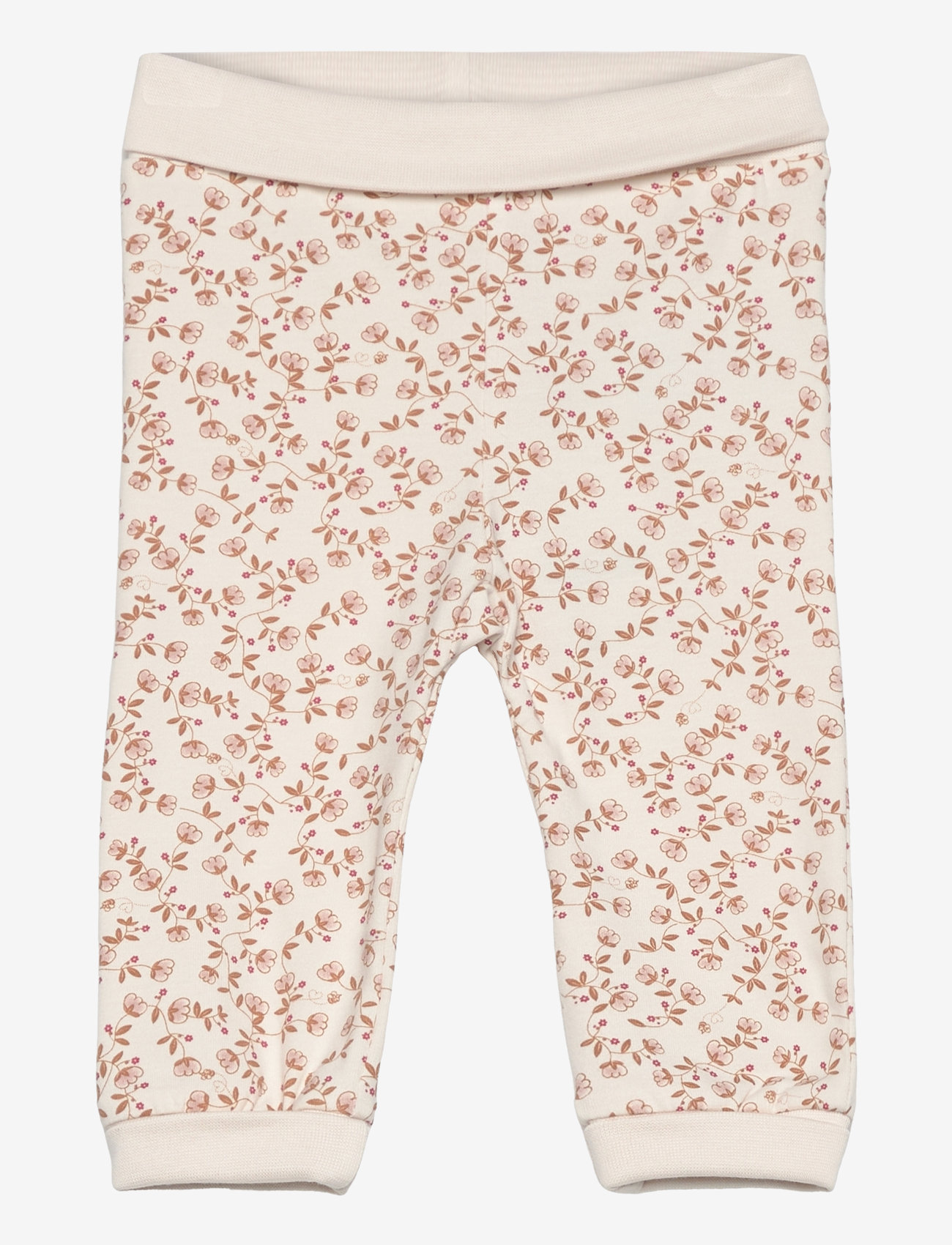 Fixoni - Pants - AOP - syysvaatteet - pale mauve - 0