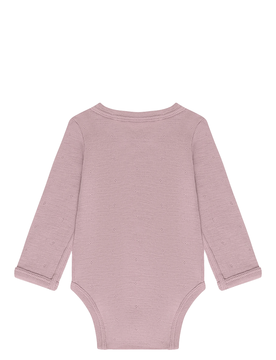 Fixoni - Body LS - underställ baby - woodrose - 1