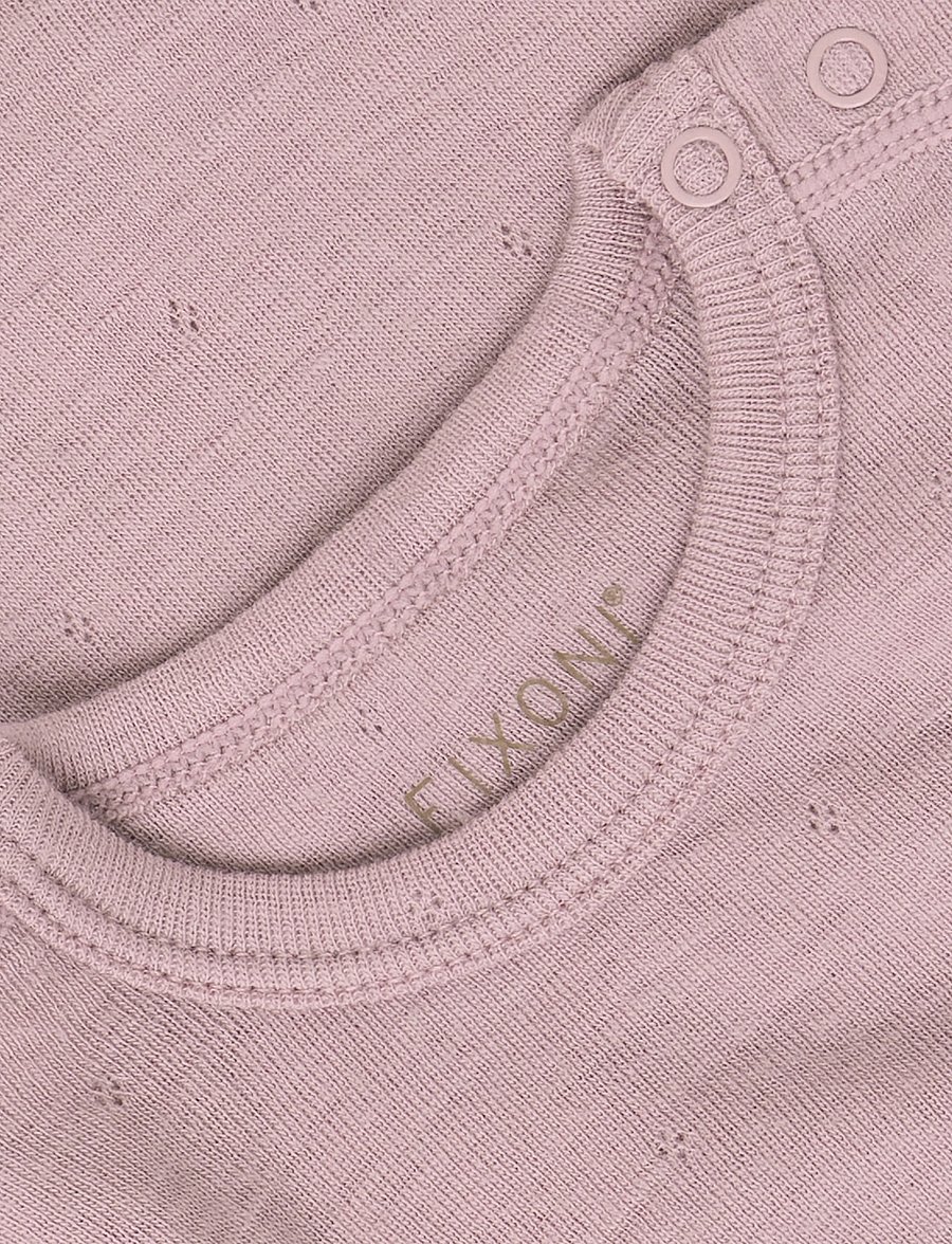 Fixoni - Body LS - underställ baby - woodrose - 2