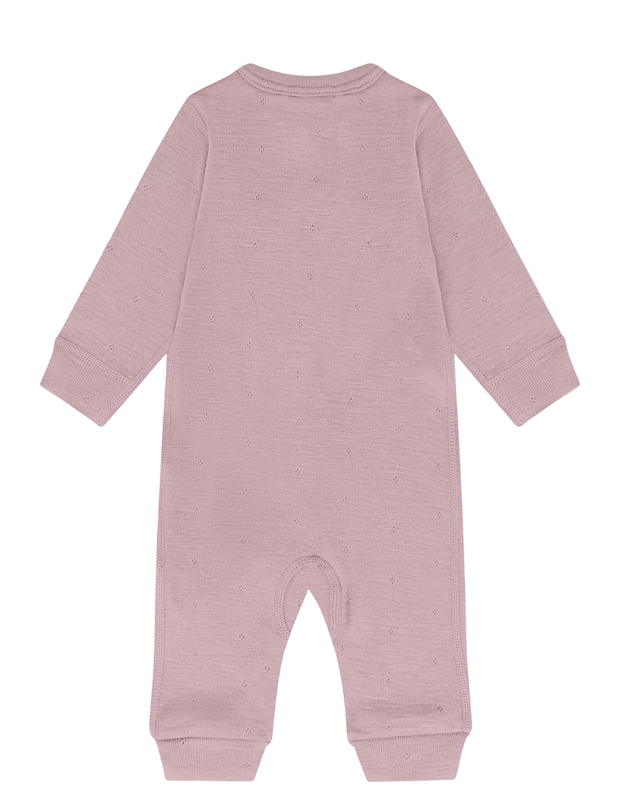 Fixoni - Jumpsuit - baselayer til baby - woodrose - 1