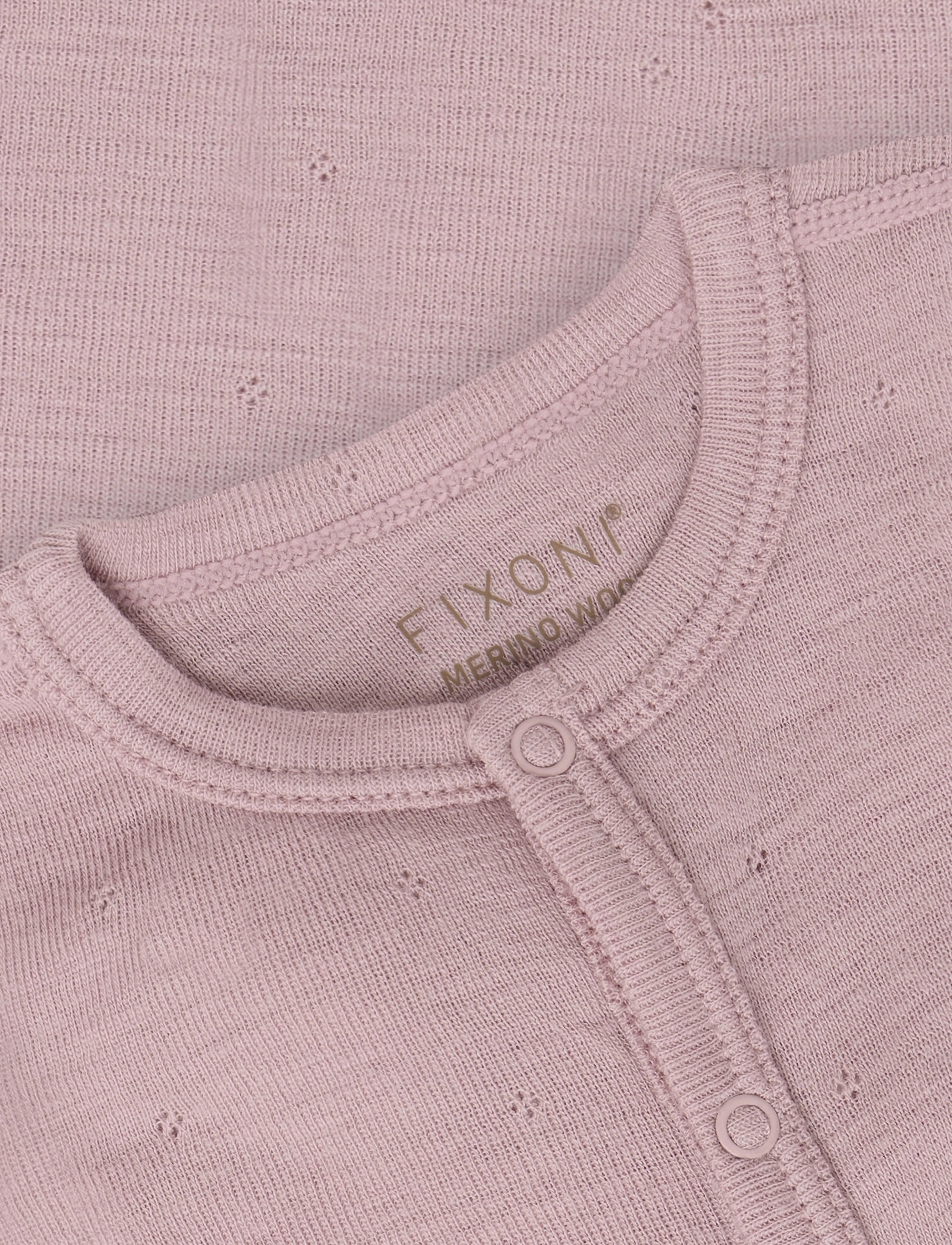 Fixoni - Jumpsuit - baselayer til baby - woodrose - 2