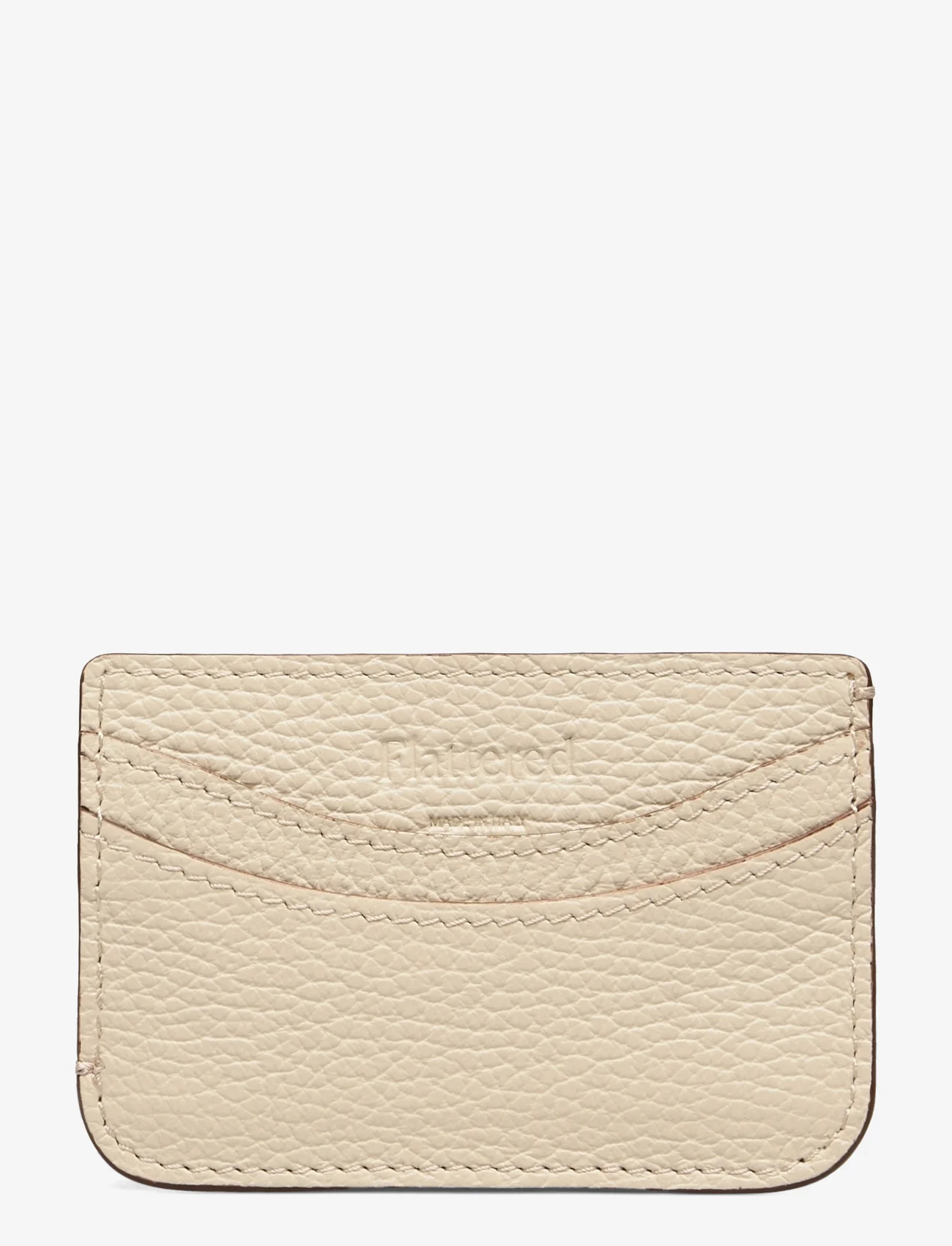 Flattered Bags - Bonnie Cardholder Creme Leather - creme - 0