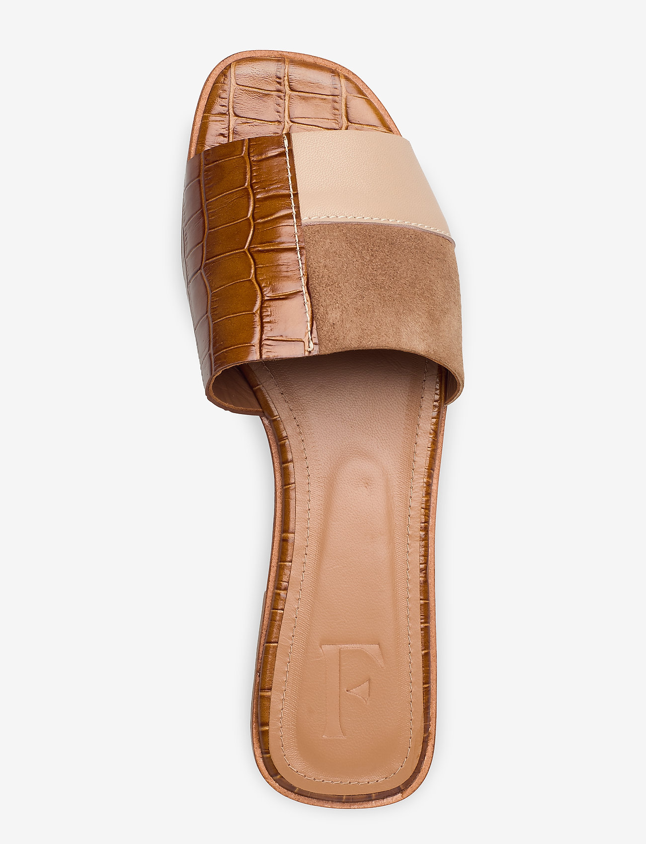 Flattered - Milla Cognac Suede / Cognac Croco Nappa / Sand Nappa - cognac - 3