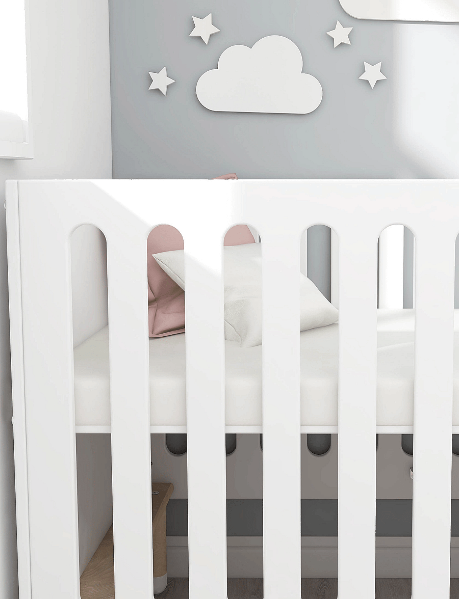 FLEXA - Baby bed - spjälsängar - hvid - 2