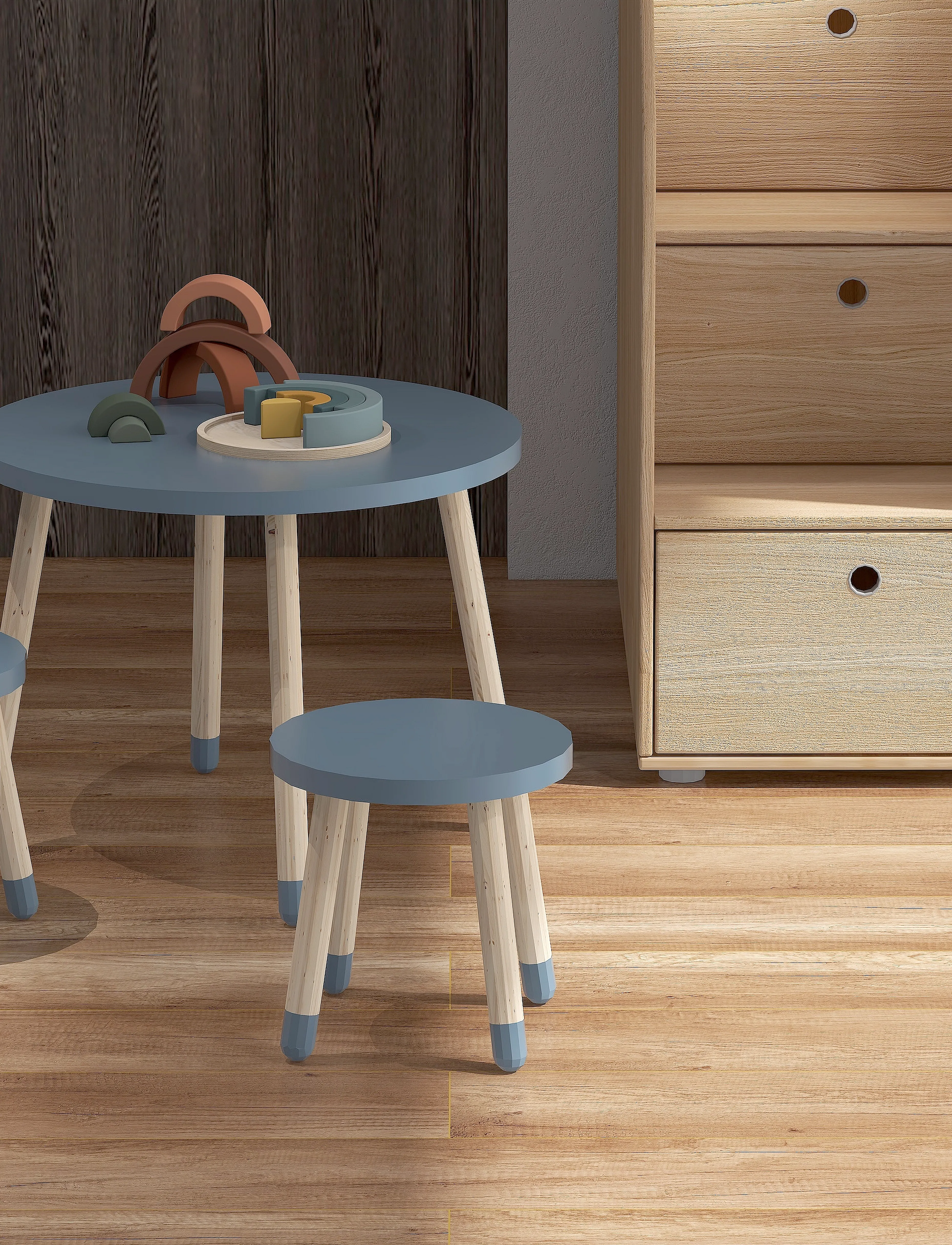 FLEXA - Stool - chairs & stools - blueberry - 4