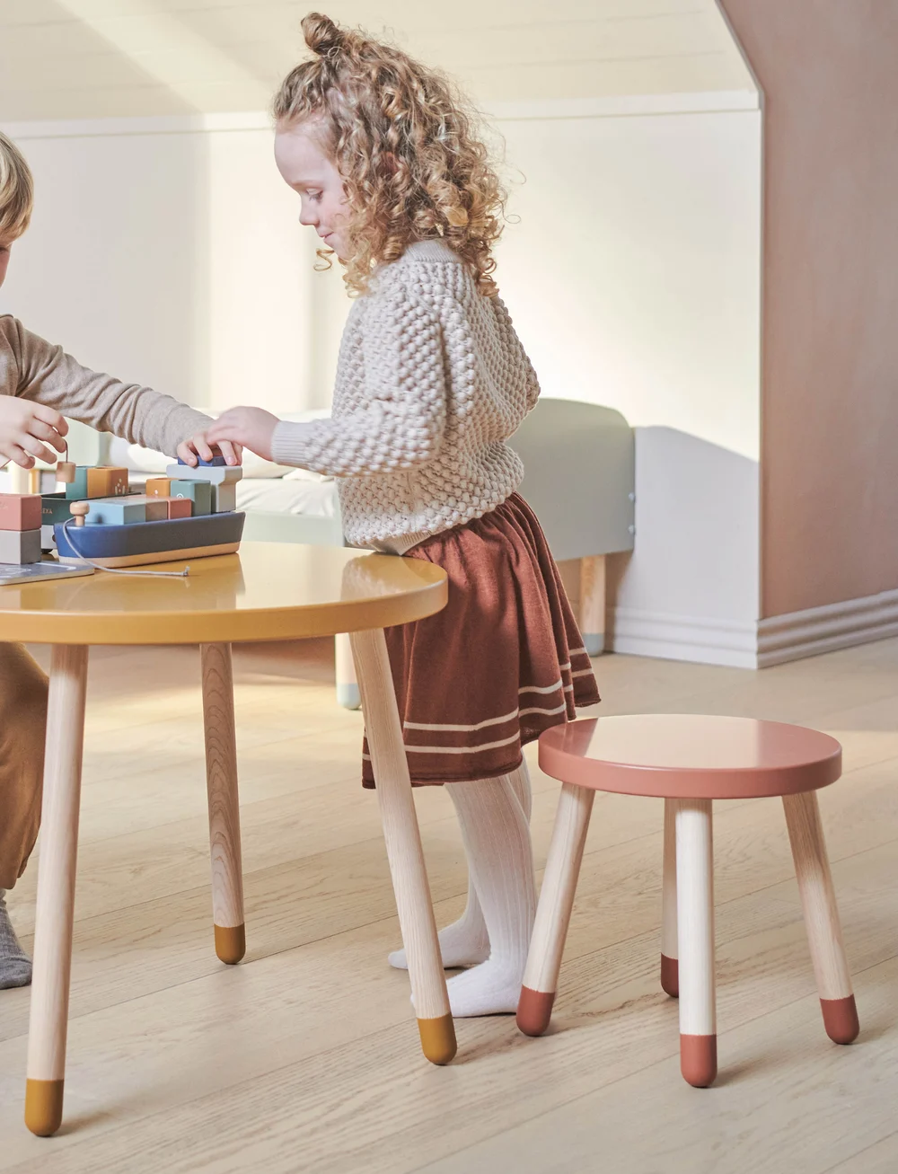 FLEXA - Taburet - stole & skamler - rose - 3