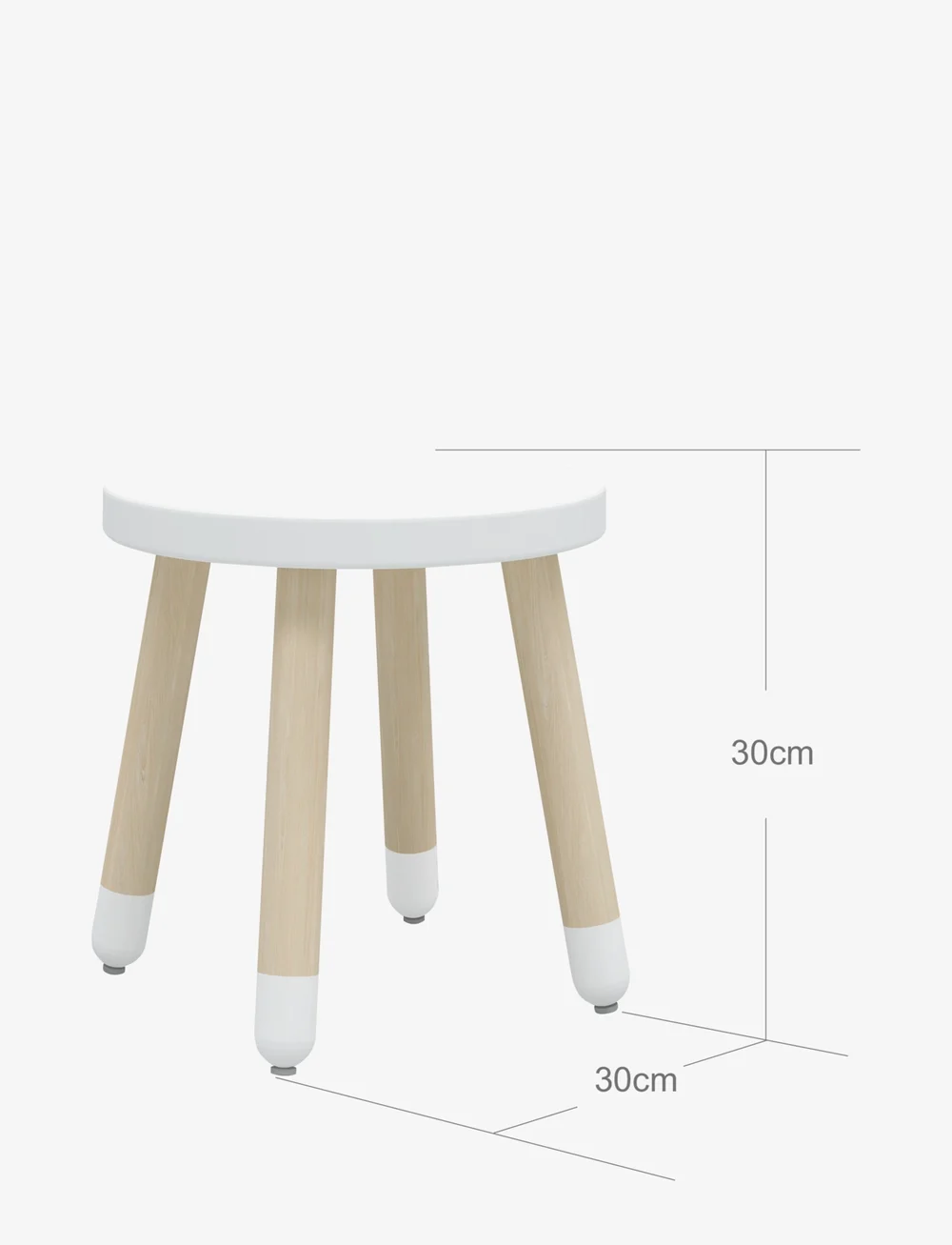FLEXA - Stool - stolar & pallar - white - 2