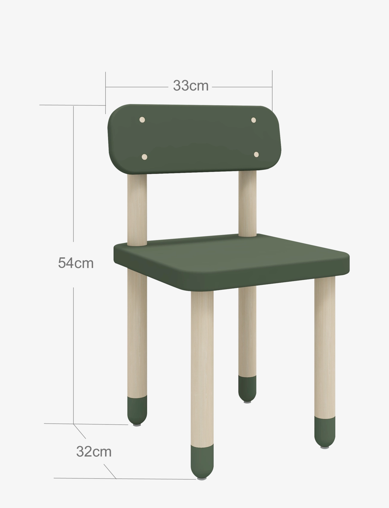 FLEXA - Chair with backrest - stühle & hocker - green - 2