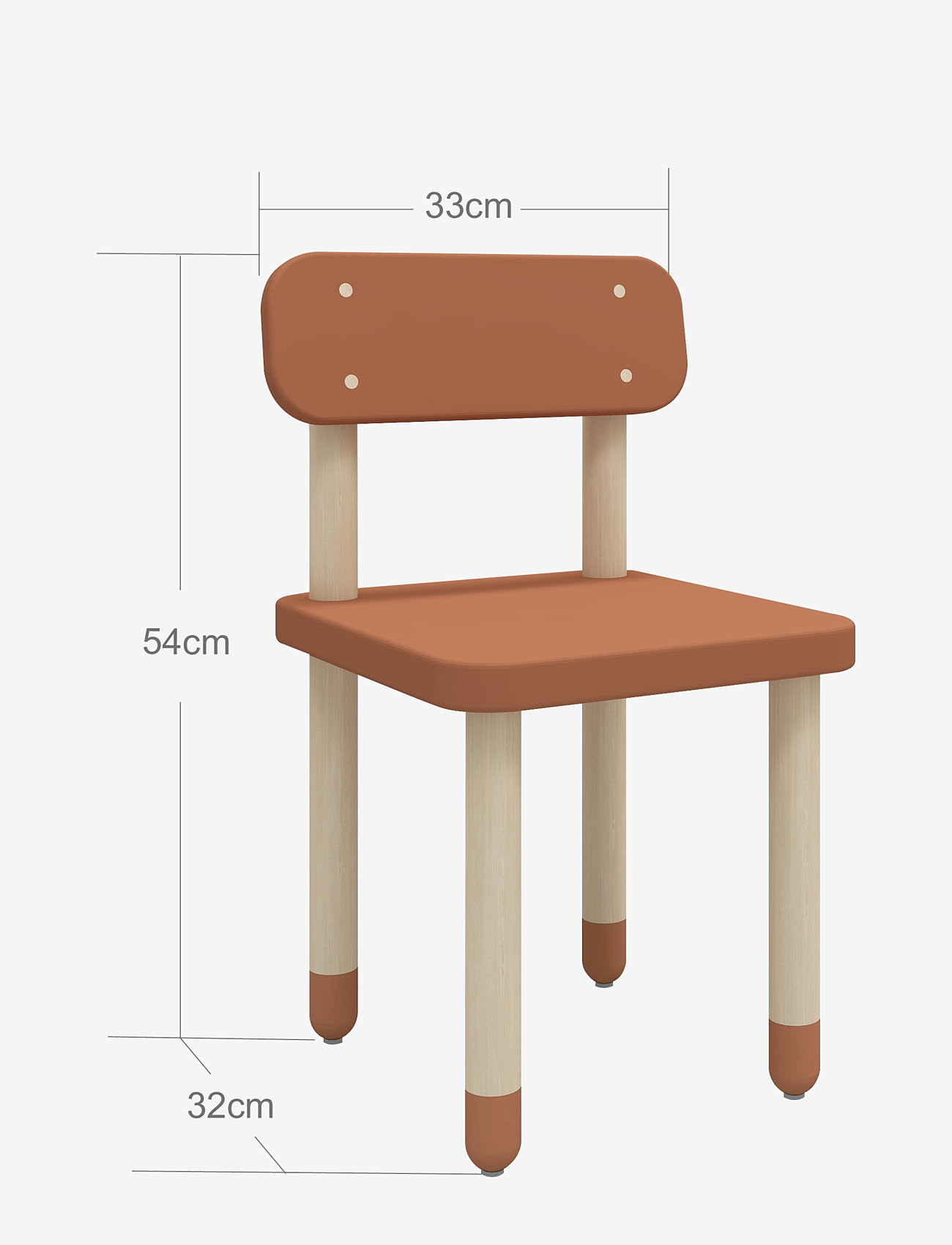 FLEXA - Chair with backrest - mööbel - rose - 1