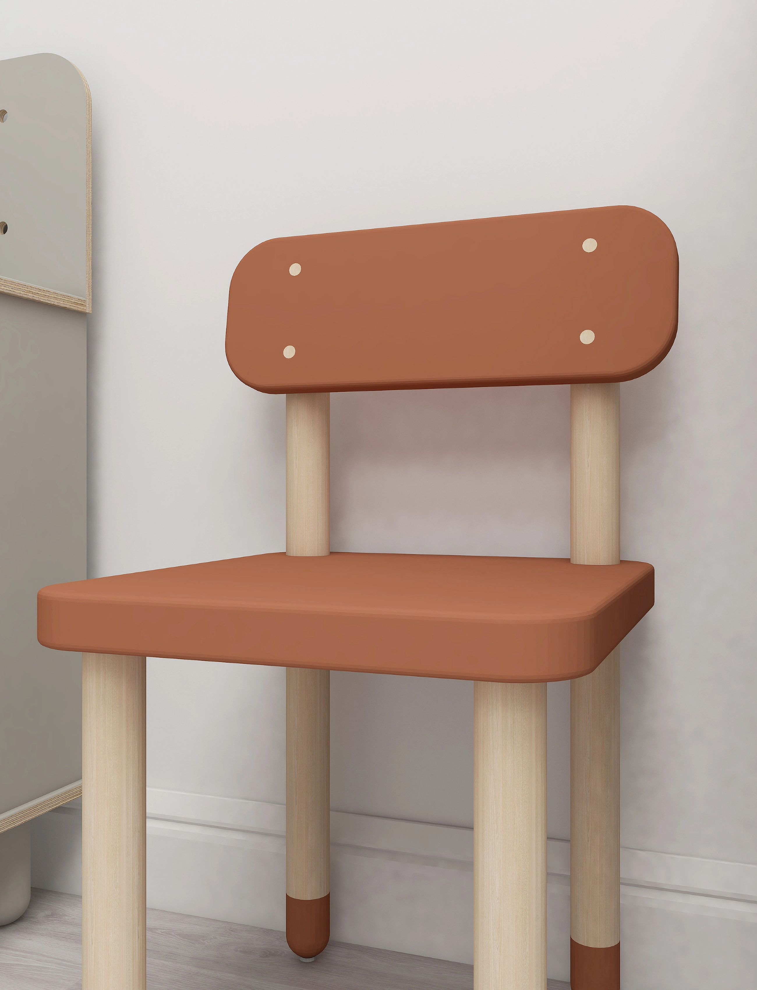 FLEXA Stol, 54.1X33.4X32.9 cm, Kids Decor, Rosa - Furniture, Kinder