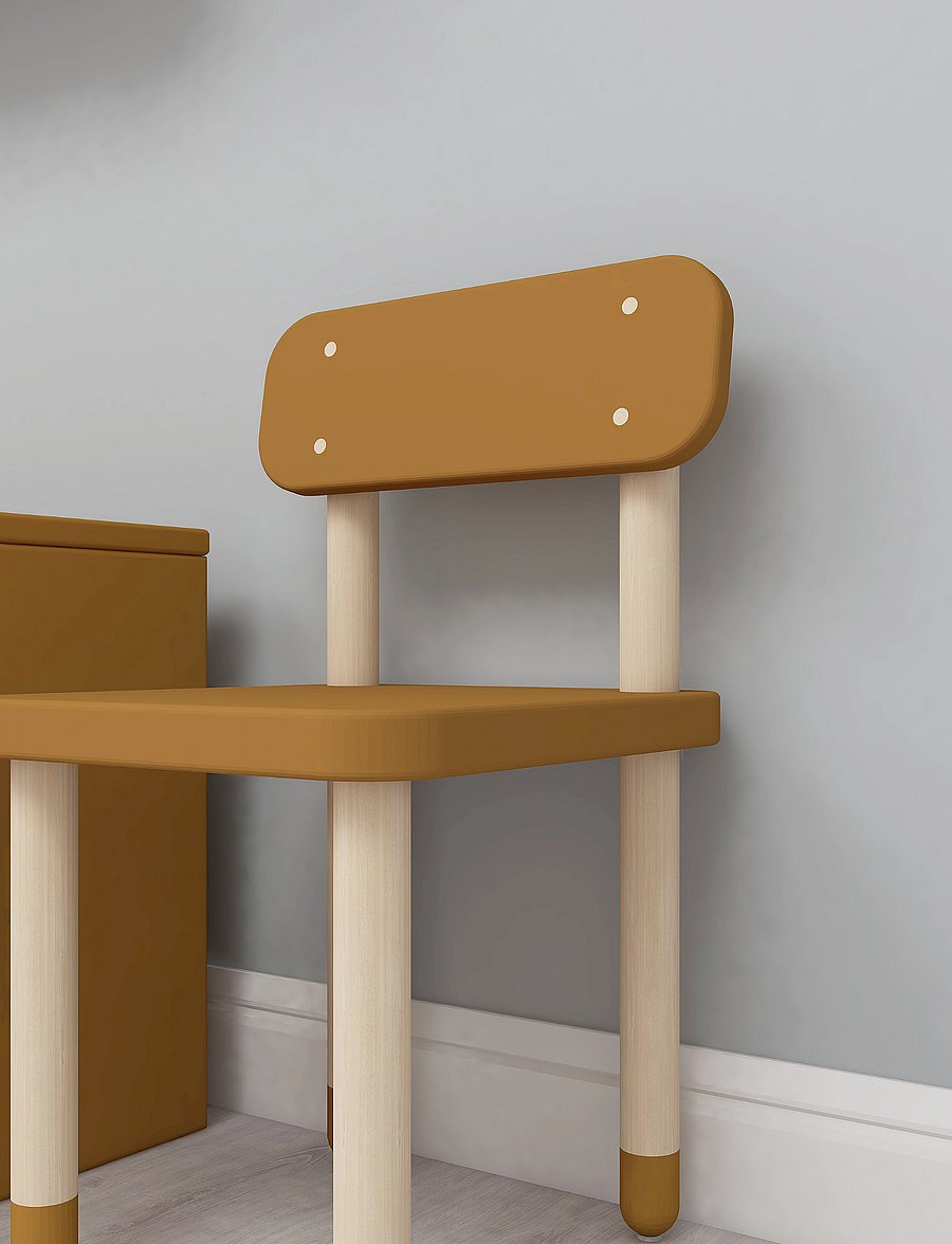 FLEXA - Chair with backrest - möbel - yellow - 2