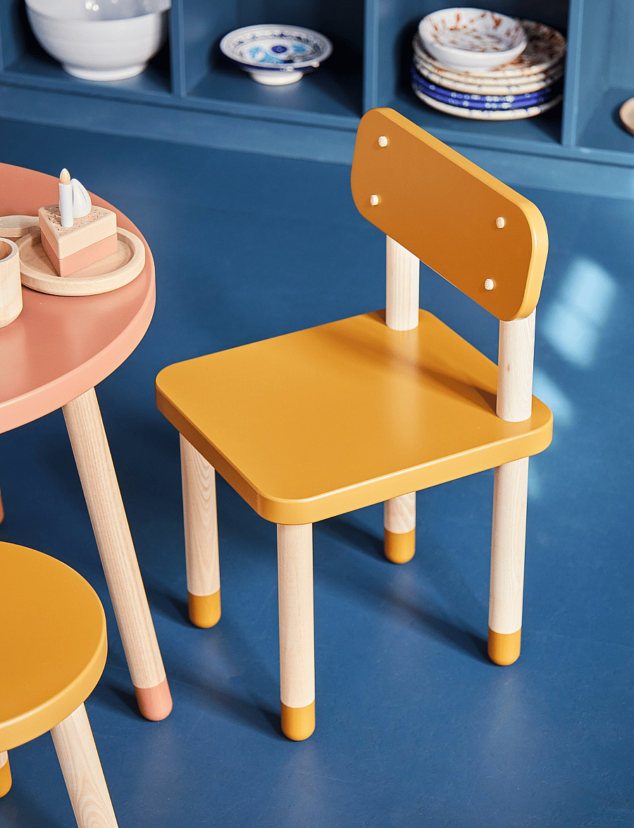 FLEXA - Chair with backrest - möbel - yellow - 3