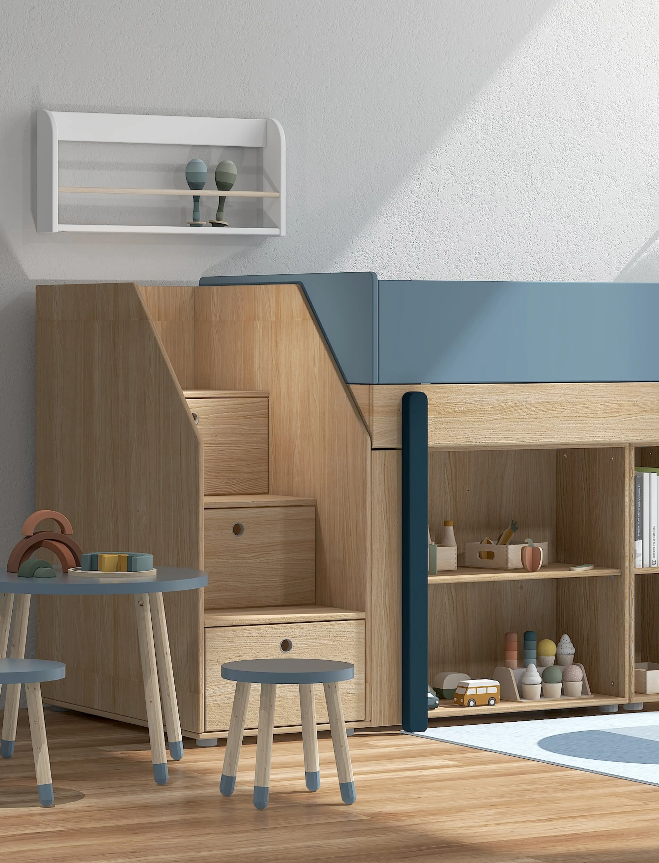 FLEXA - Play table - borð - blueberry - 4
