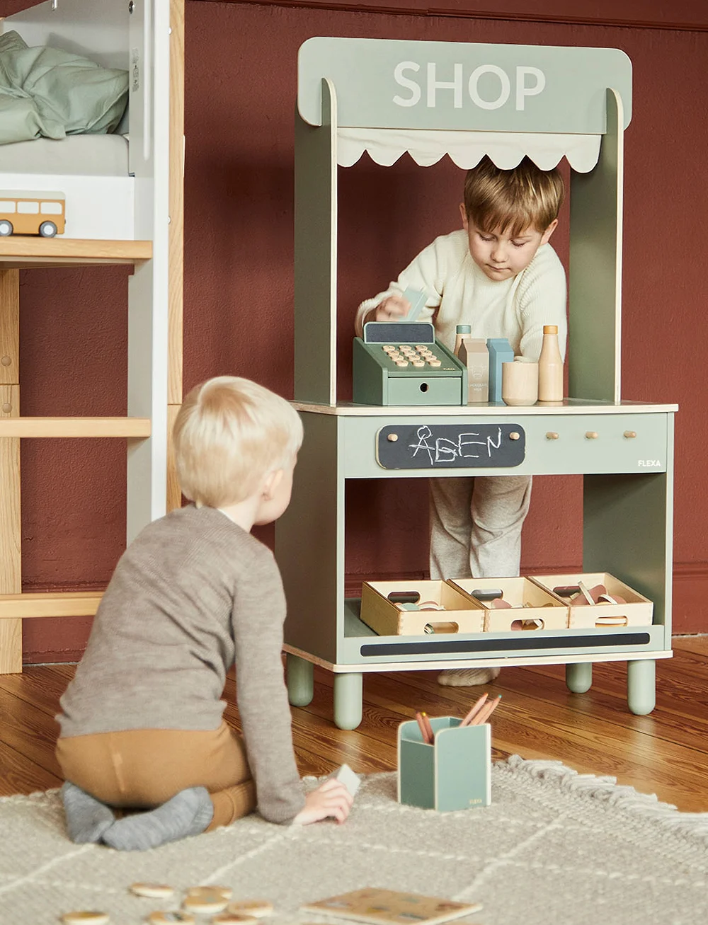 FLEXA - Shop and Café - marknadsstånd - green - 0