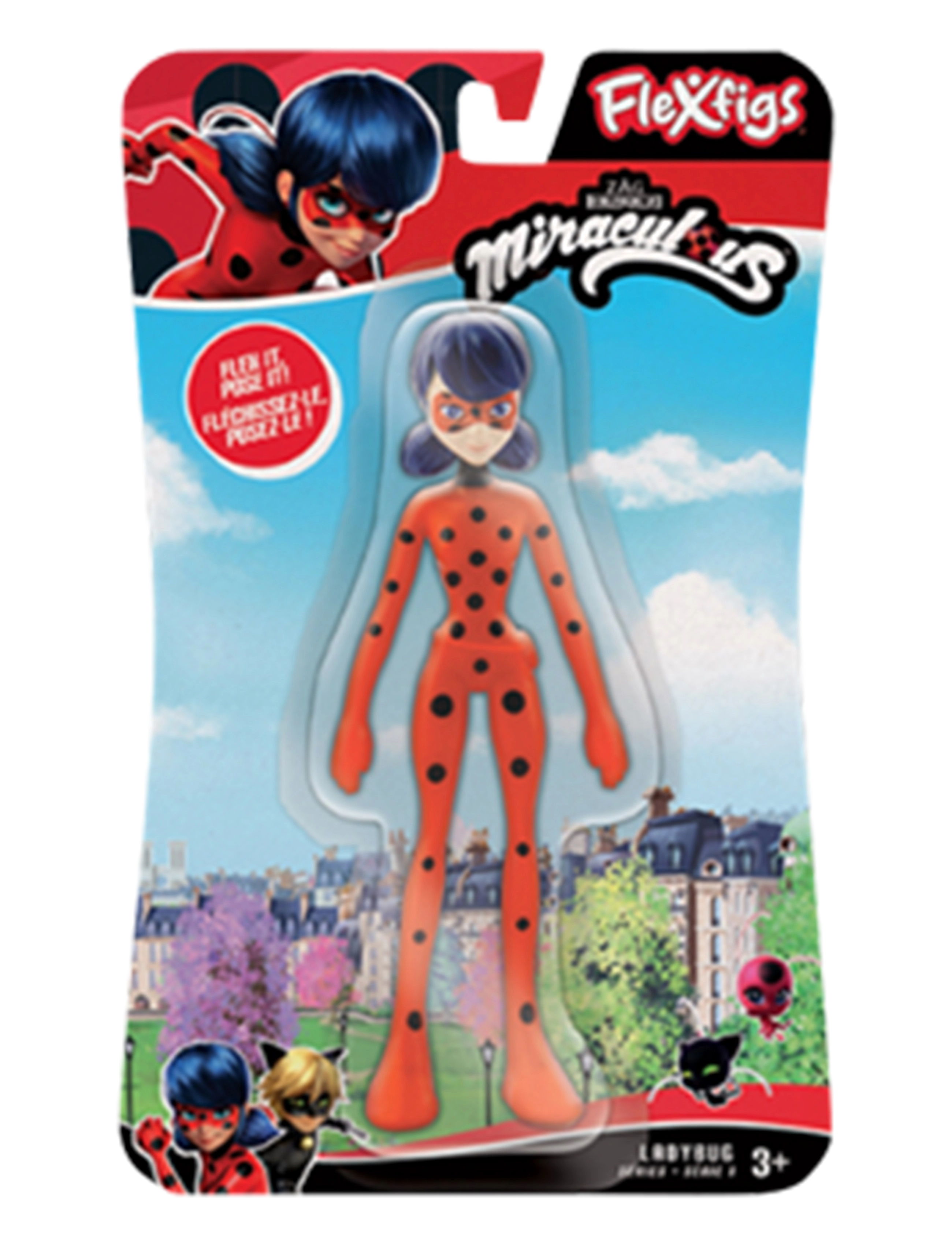 Flexfigs 1 Pack - Miraculous Lady Bug - MULTI
