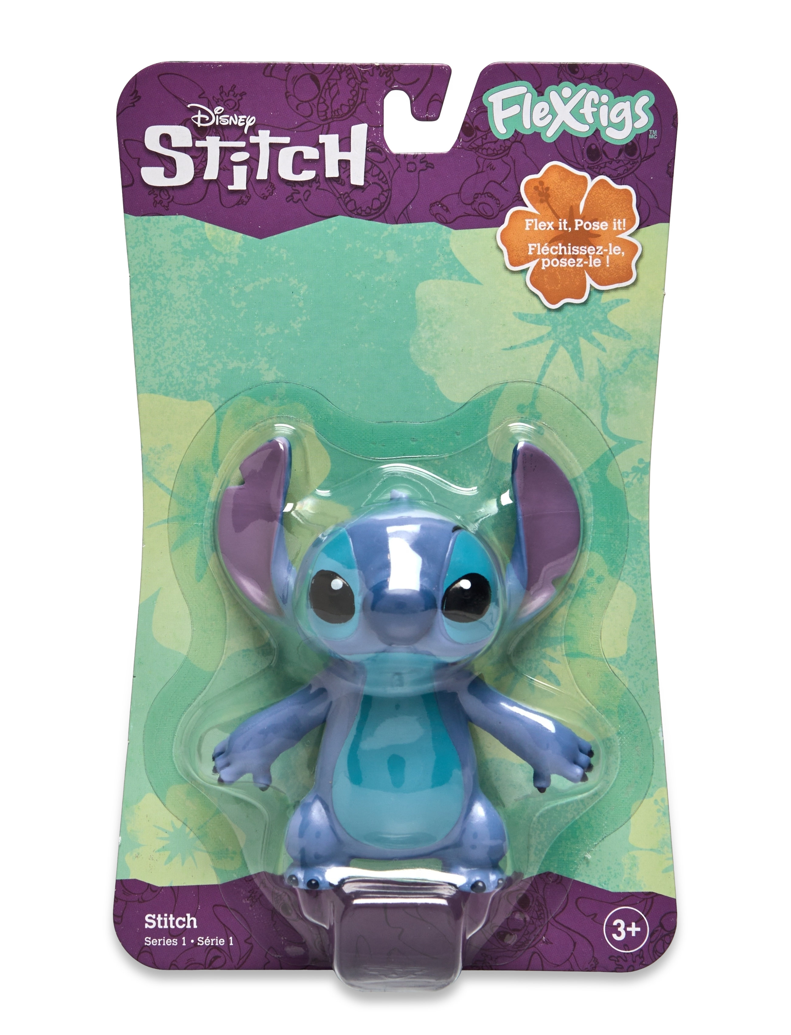 Flexfigs 1 Pack Lilo & Stitch Stitch, Børn, Movies & Fairy Tale Characters, Multi/mønstret, Str: ONE SIZE