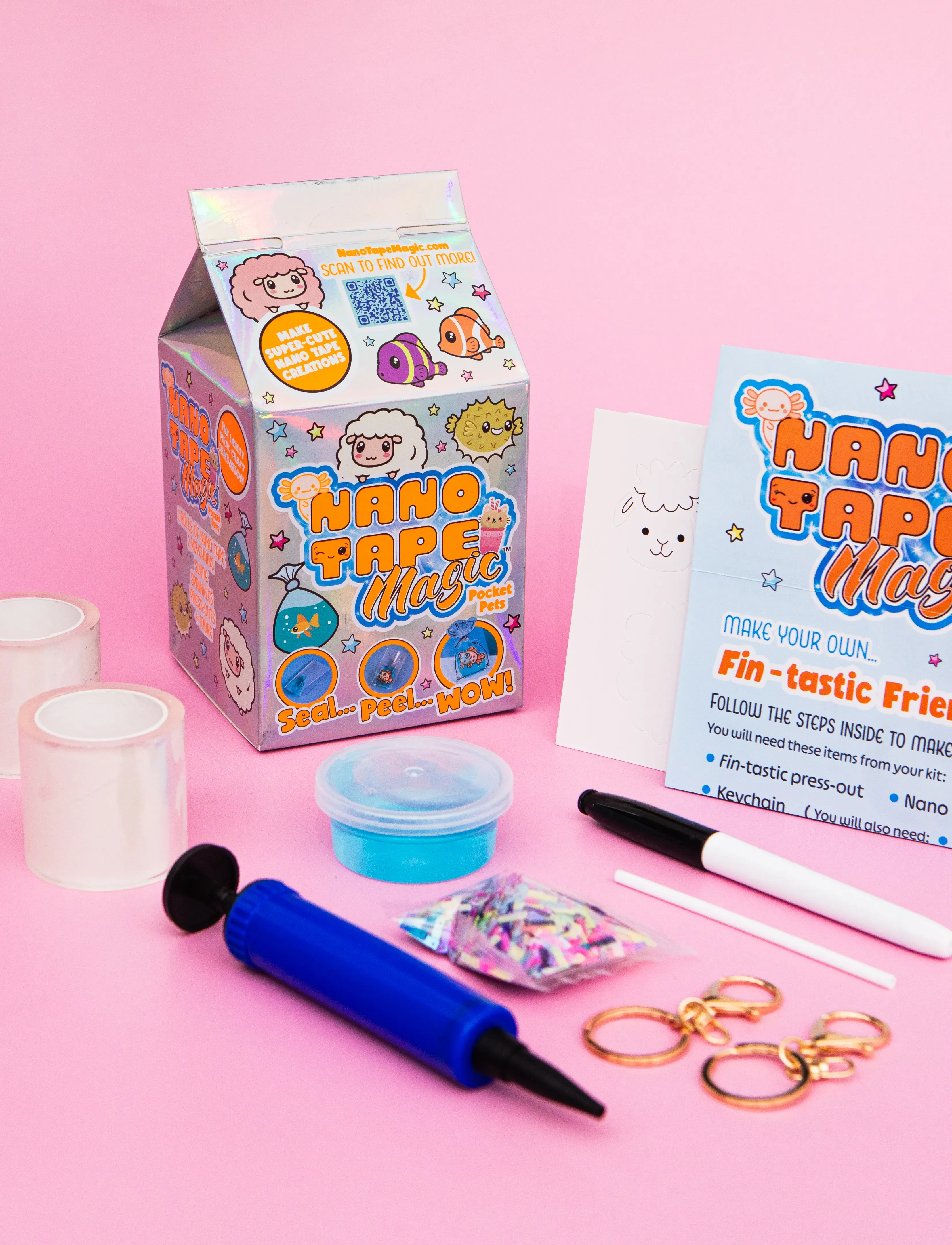 Flexfigs - Nano Tape Magic Mini Pocket Pets - muti - 2