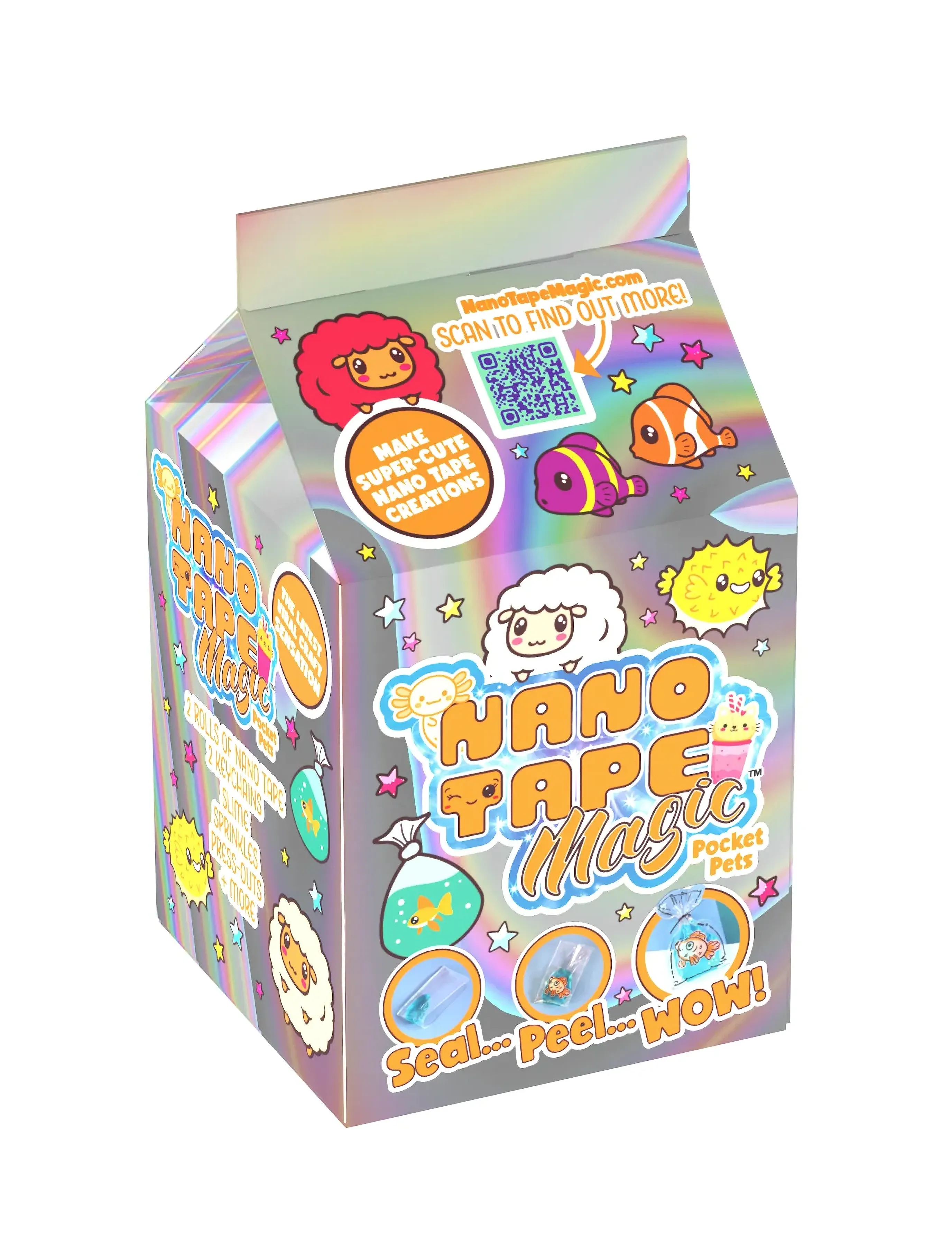 Flexfigs - Nano Tape Magic Mini Pocket Pets - muti - 4