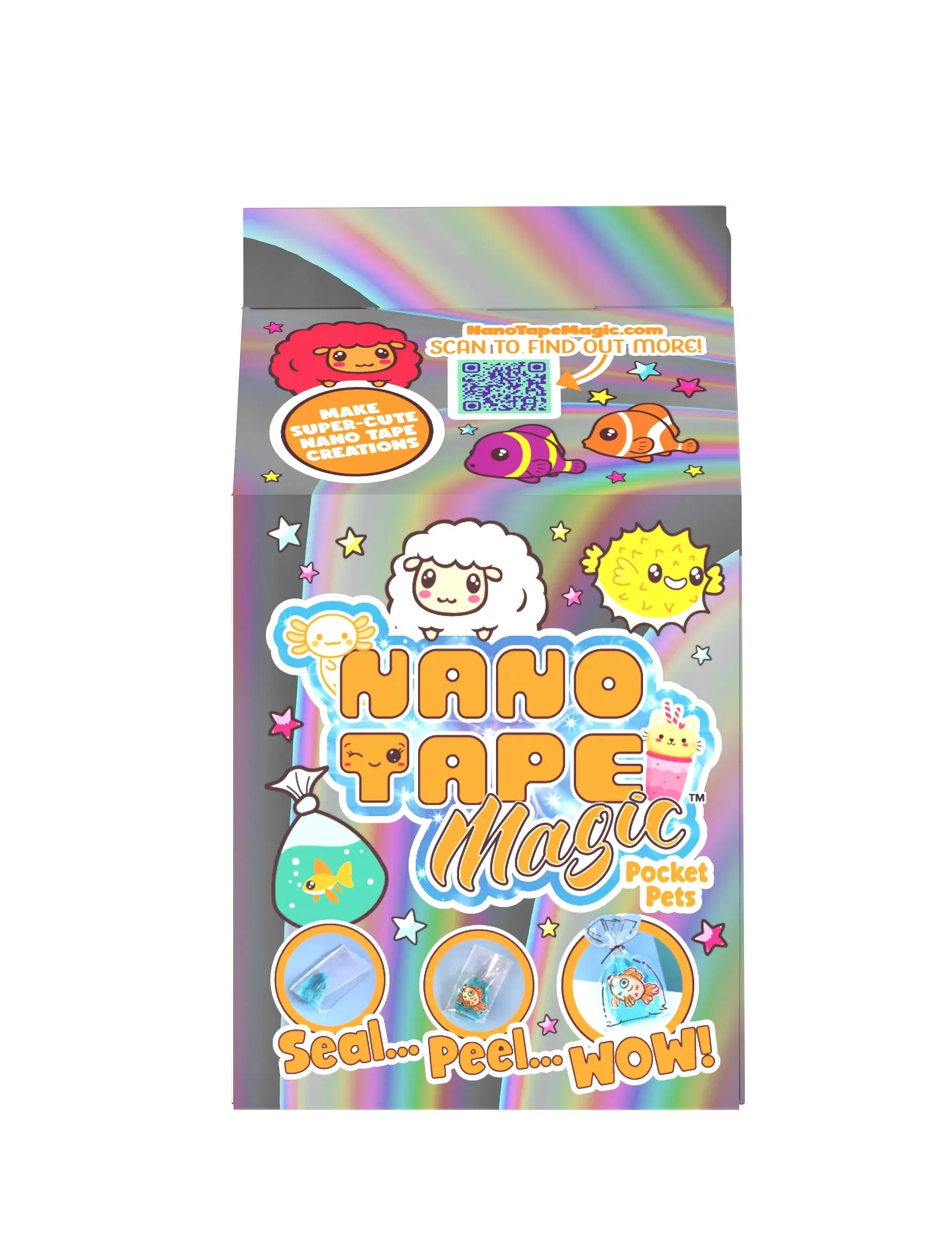 Flexfigs - Nano Tape Magic Mini Pocket Pets - muti - 5