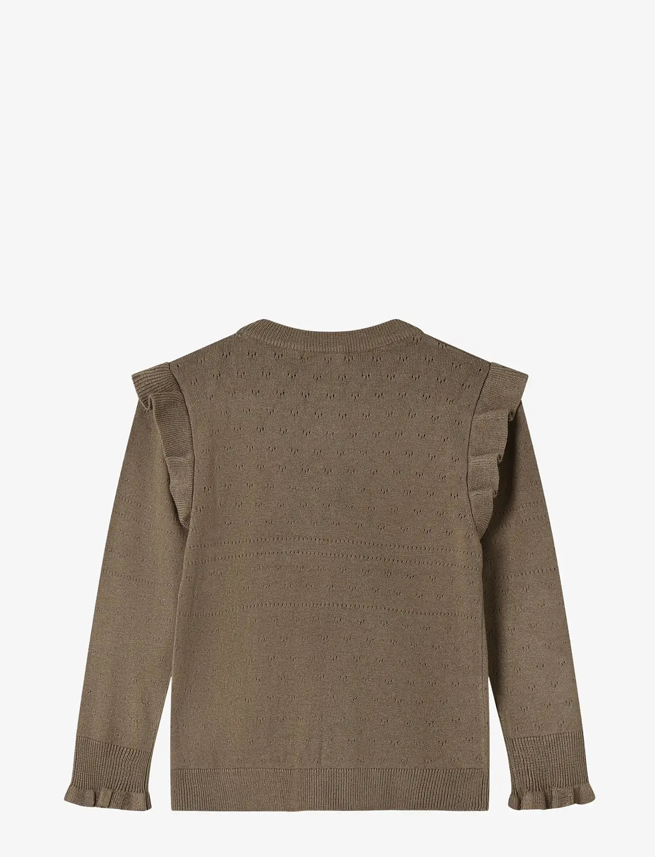 Fliink - FAME KNIT CARDIGAN - cardigans - pine bark - 2