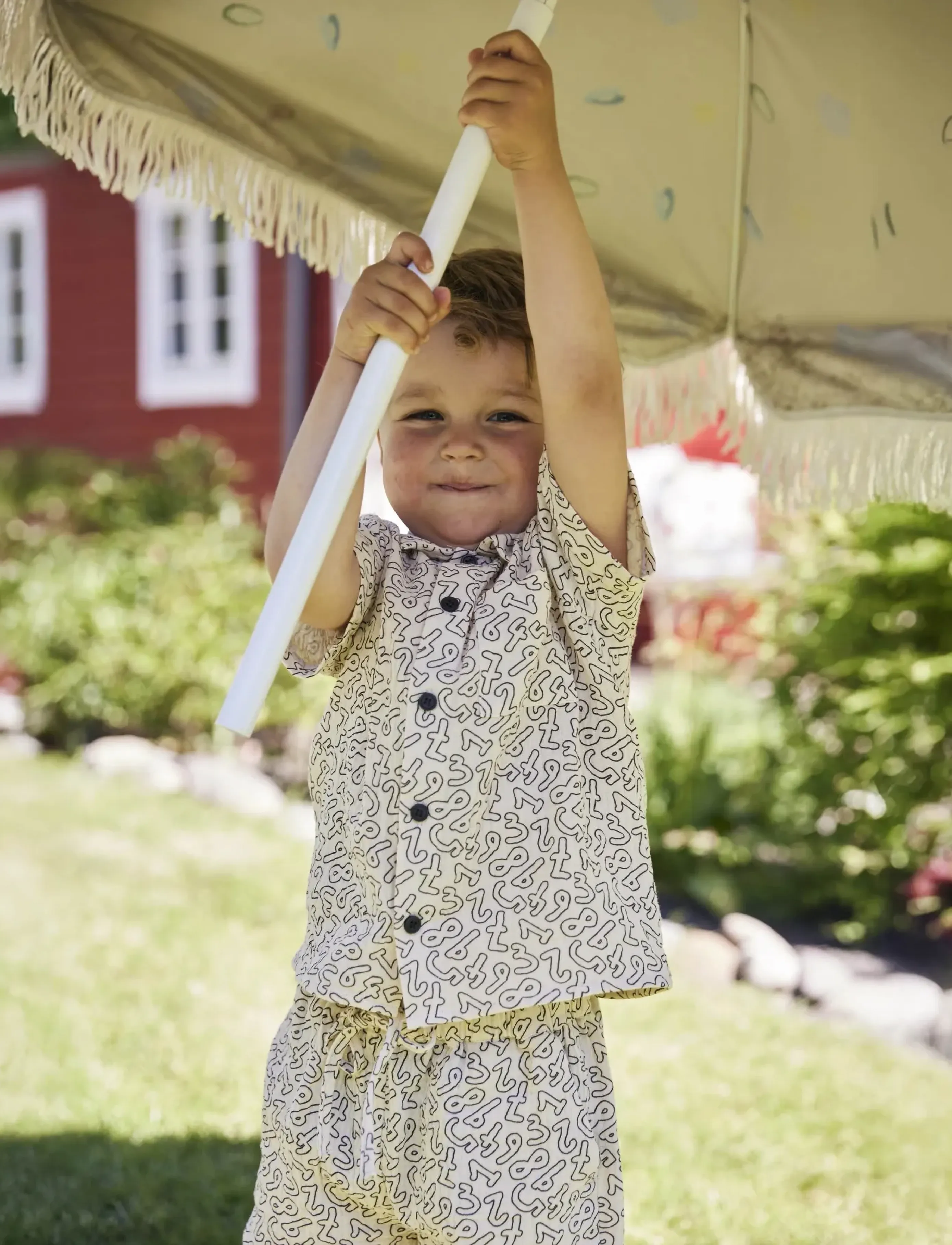 Fliink ELMO SHORTS - Buxur - BROWN / cream