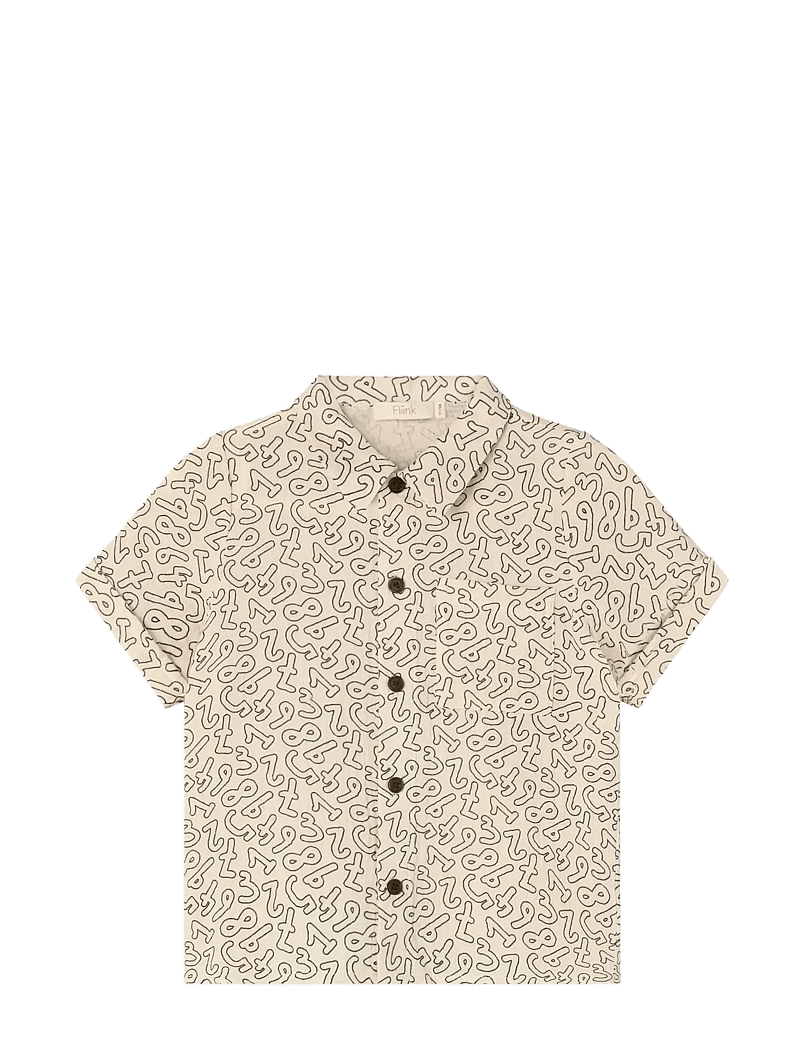 Fliink - ELMO SS SHIRT - kortärmade skjortor - brown - 0