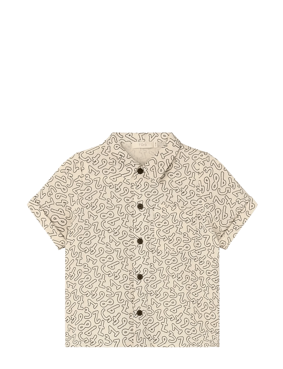 Fliink - ELMO SS SHIRT - kurzärmlige hemden - brown - 1