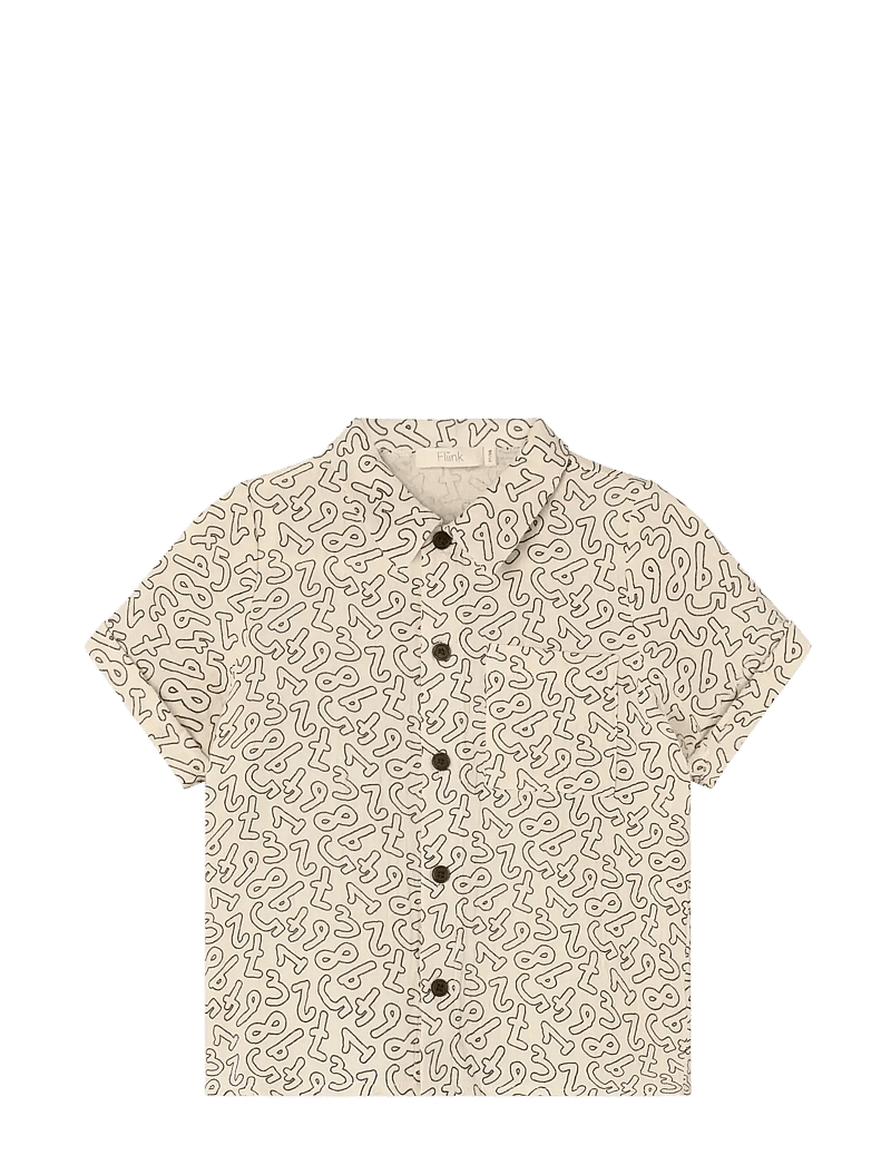 Fliink - ELMO SS SHIRT - kortärmade skjortor - brown - 1