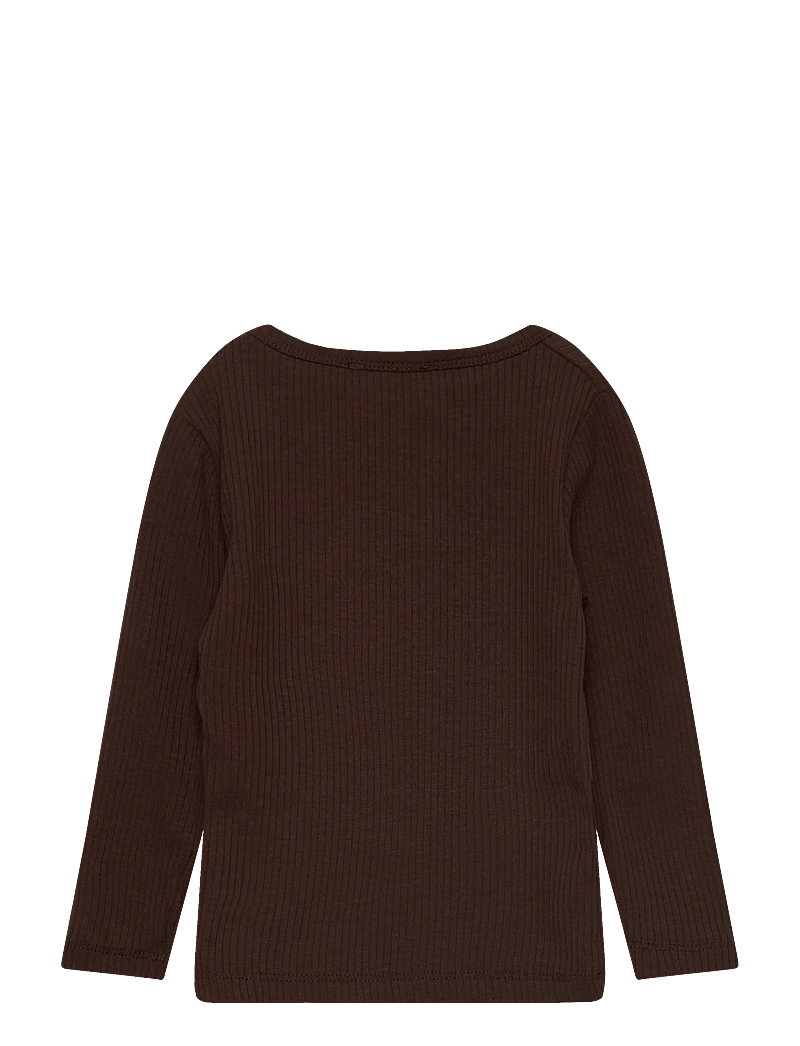 Fliink - KENNA LS BLOUSE - langærmede t-shirts - coffee bean - 1