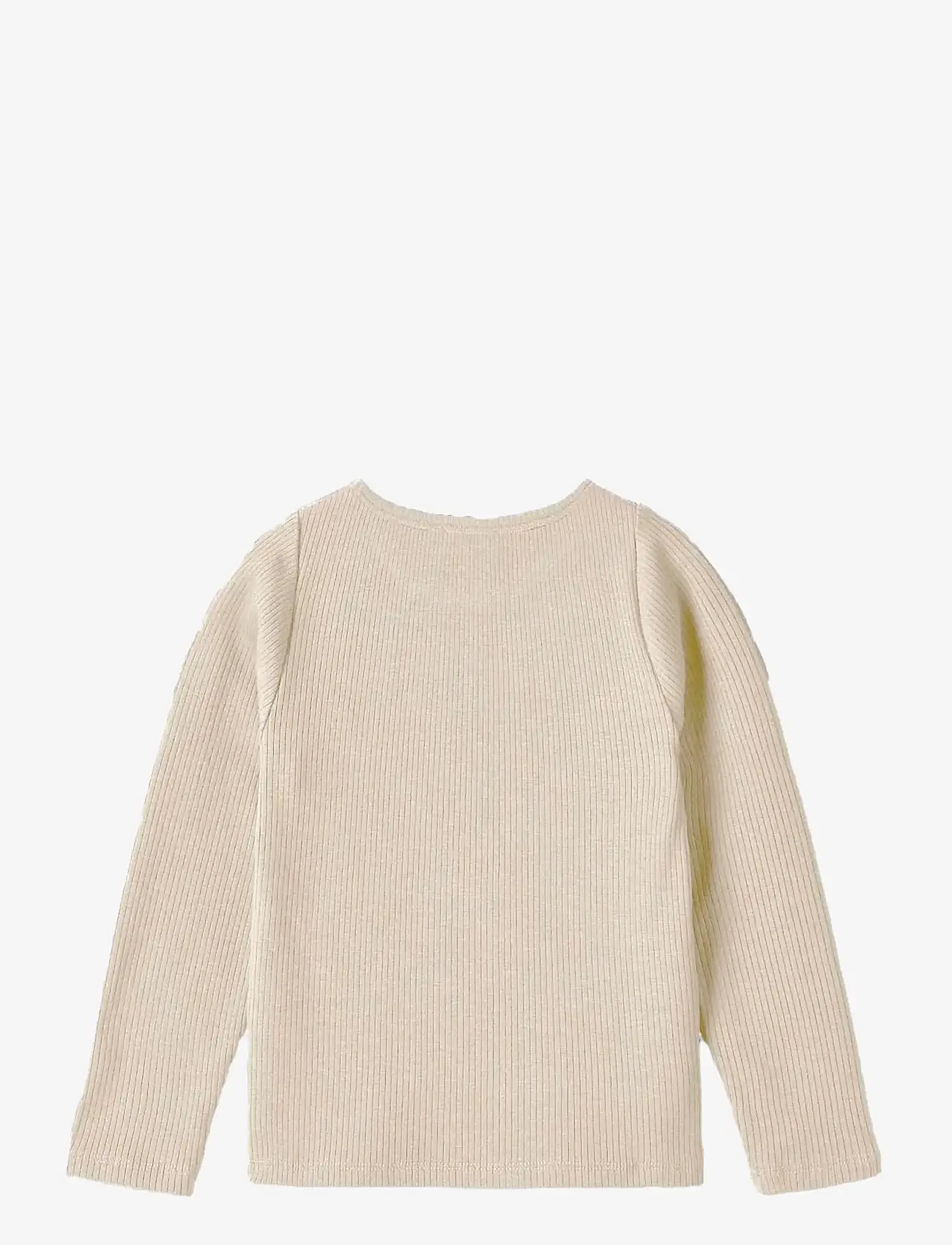 Fliink - KENNA LS BLOUSE - long-sleeved t-shirts - cream - 1