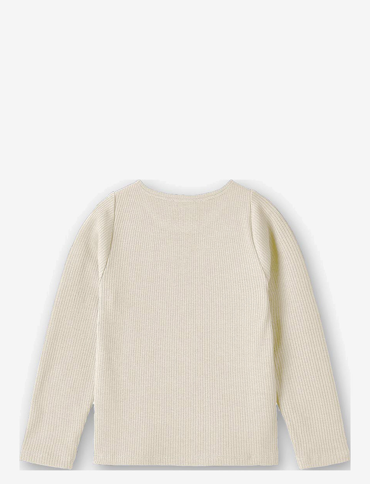 Fliink - KENNA LS BLOUSE - långärmade t-shirts - cream - 1